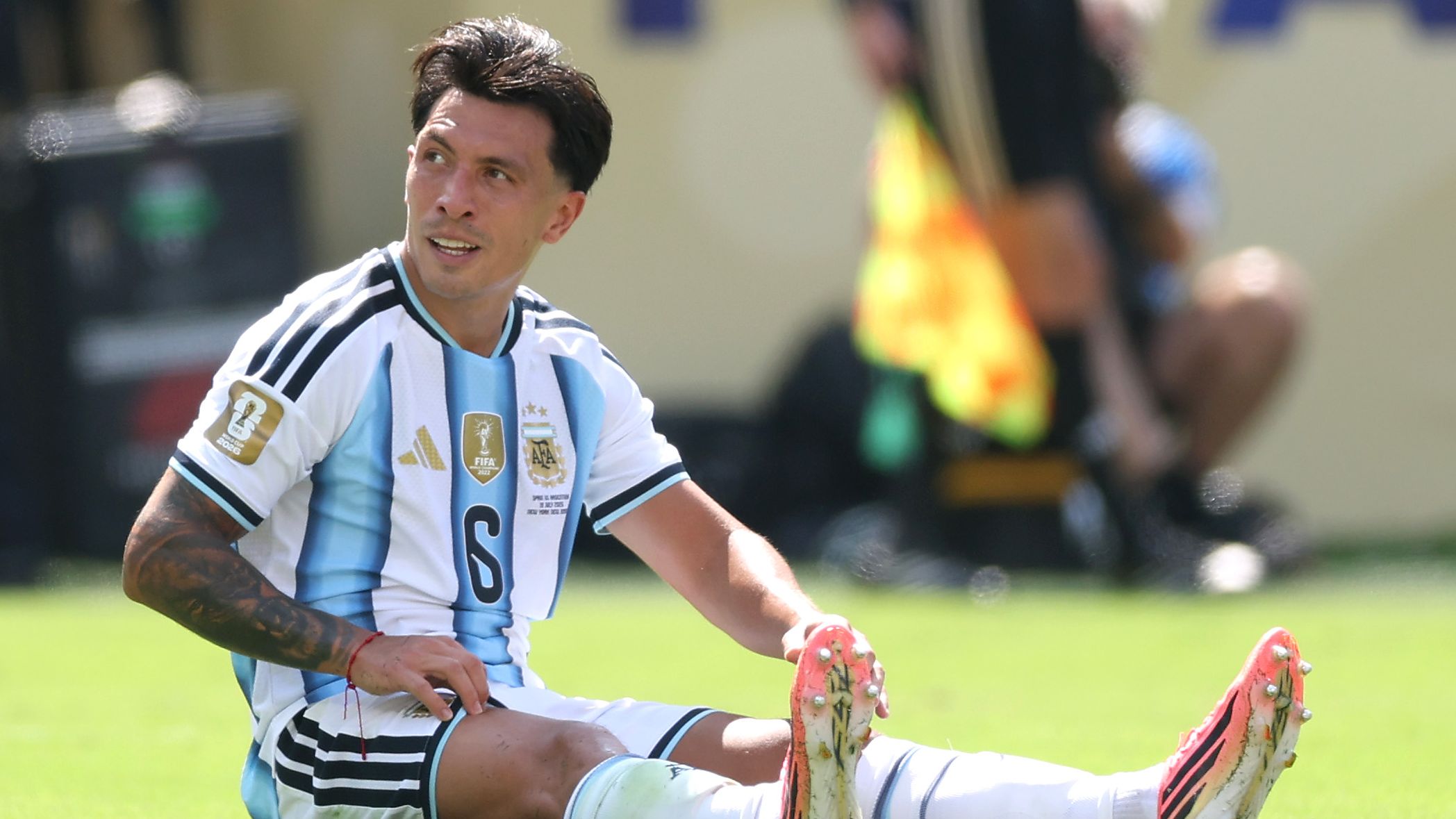 Argentina's Lisandro Martinez limps out of World Cup final in major injury blow for Man Utd