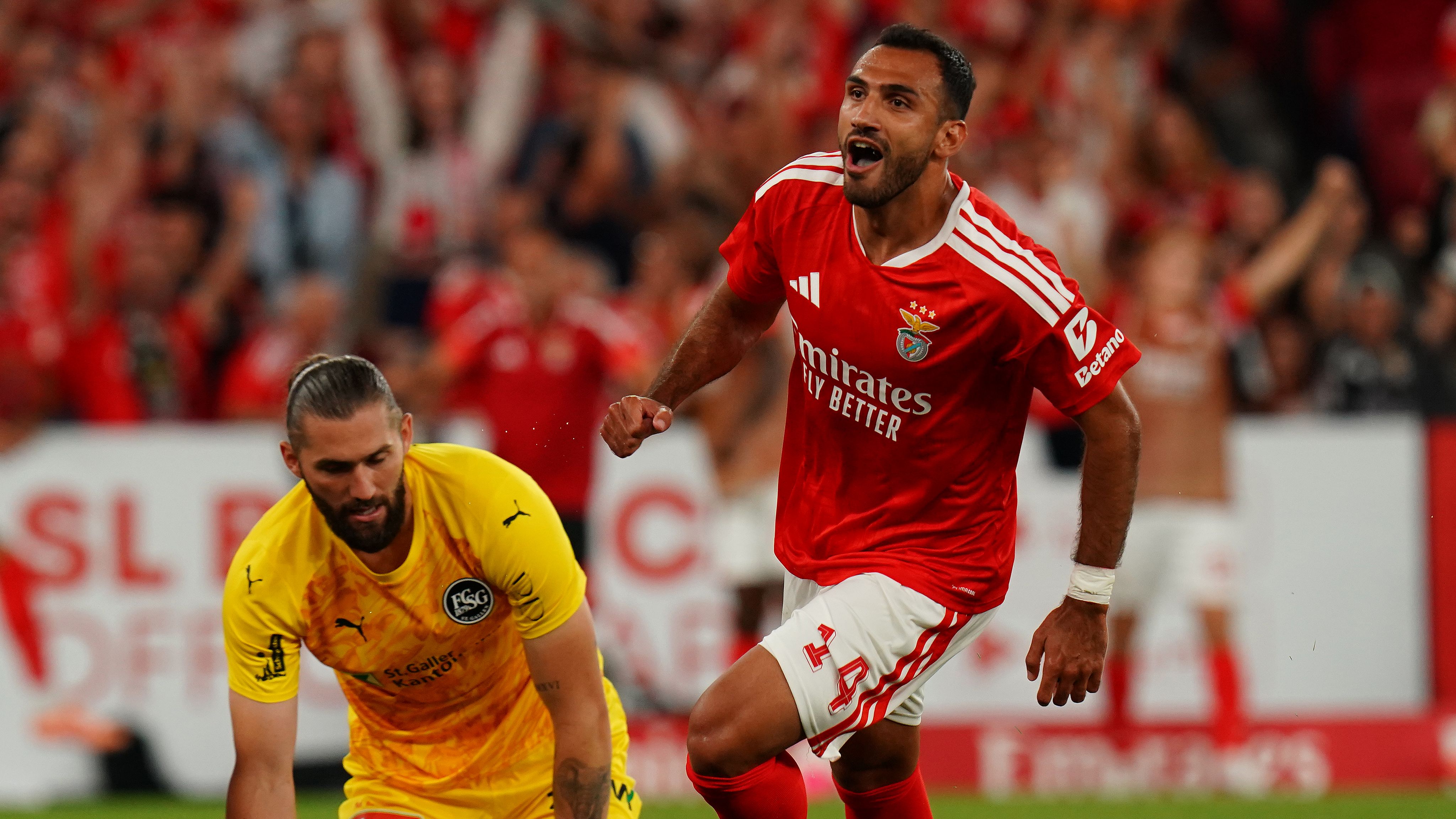 SL Benfica v St. Gallen - UEFA Europa League Qualifier