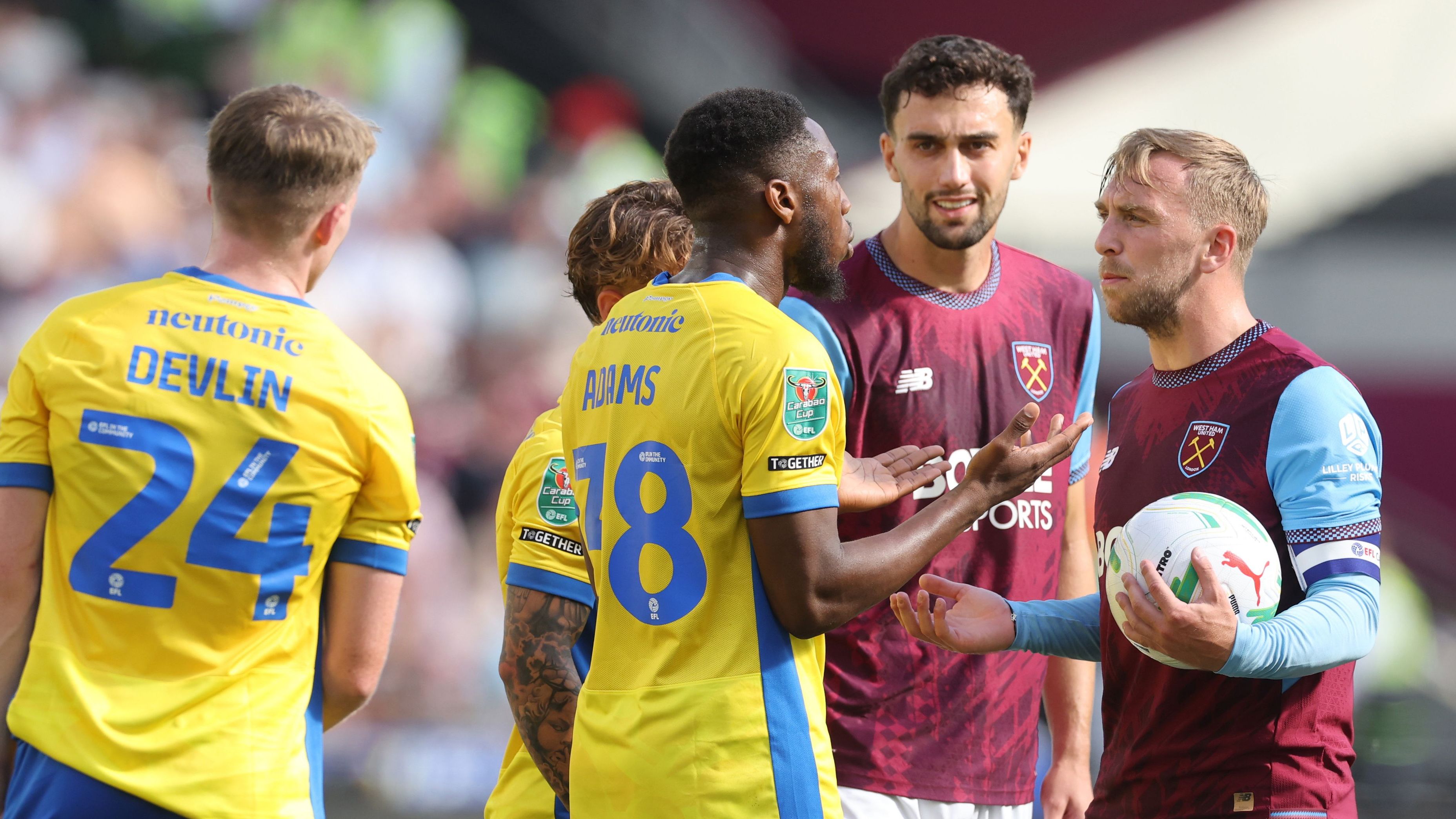 West Ham United v Portsmouth - Carabao Cup First Round