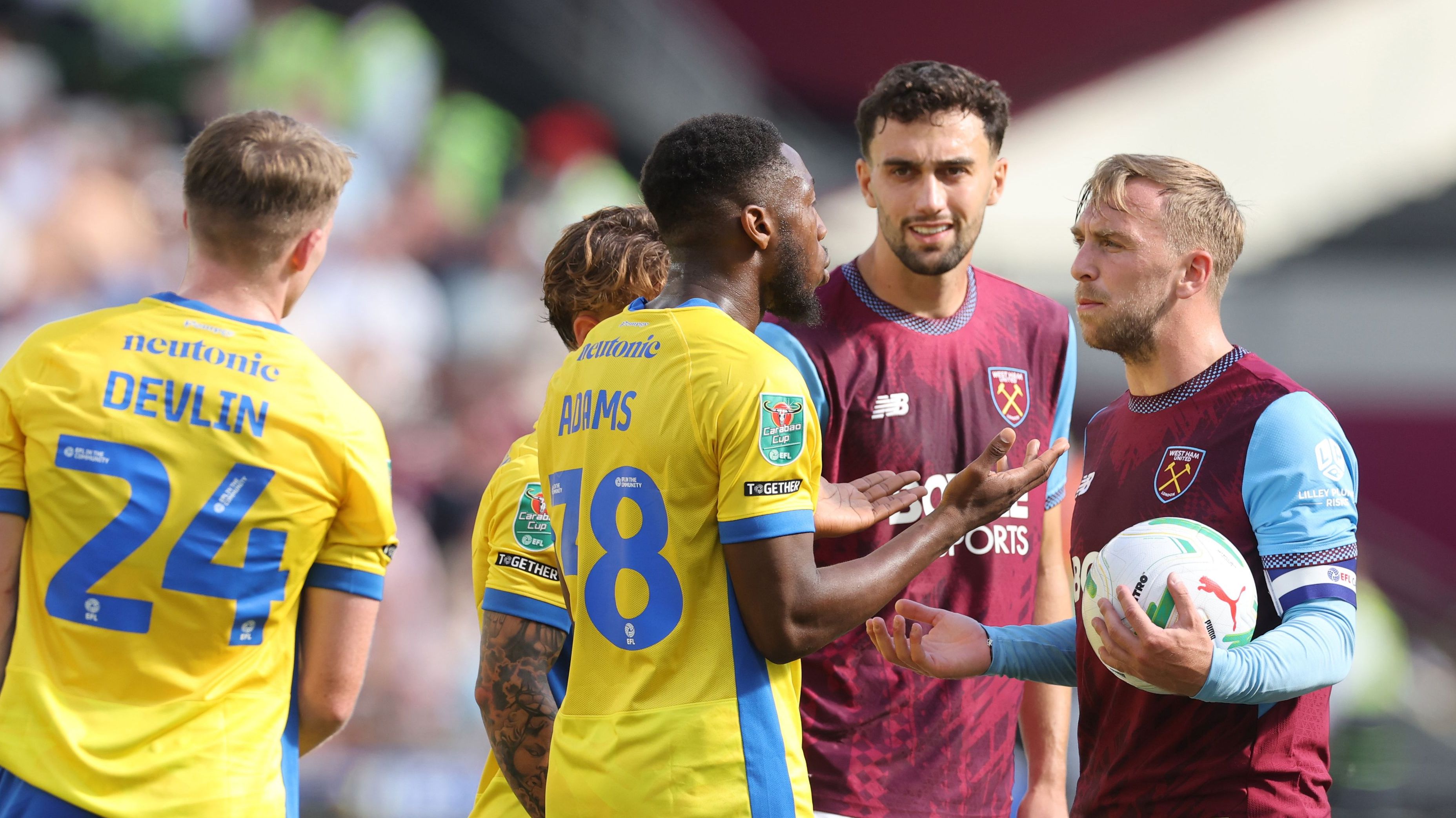 West Ham United v Portsmouth - Carabao Cup First Round