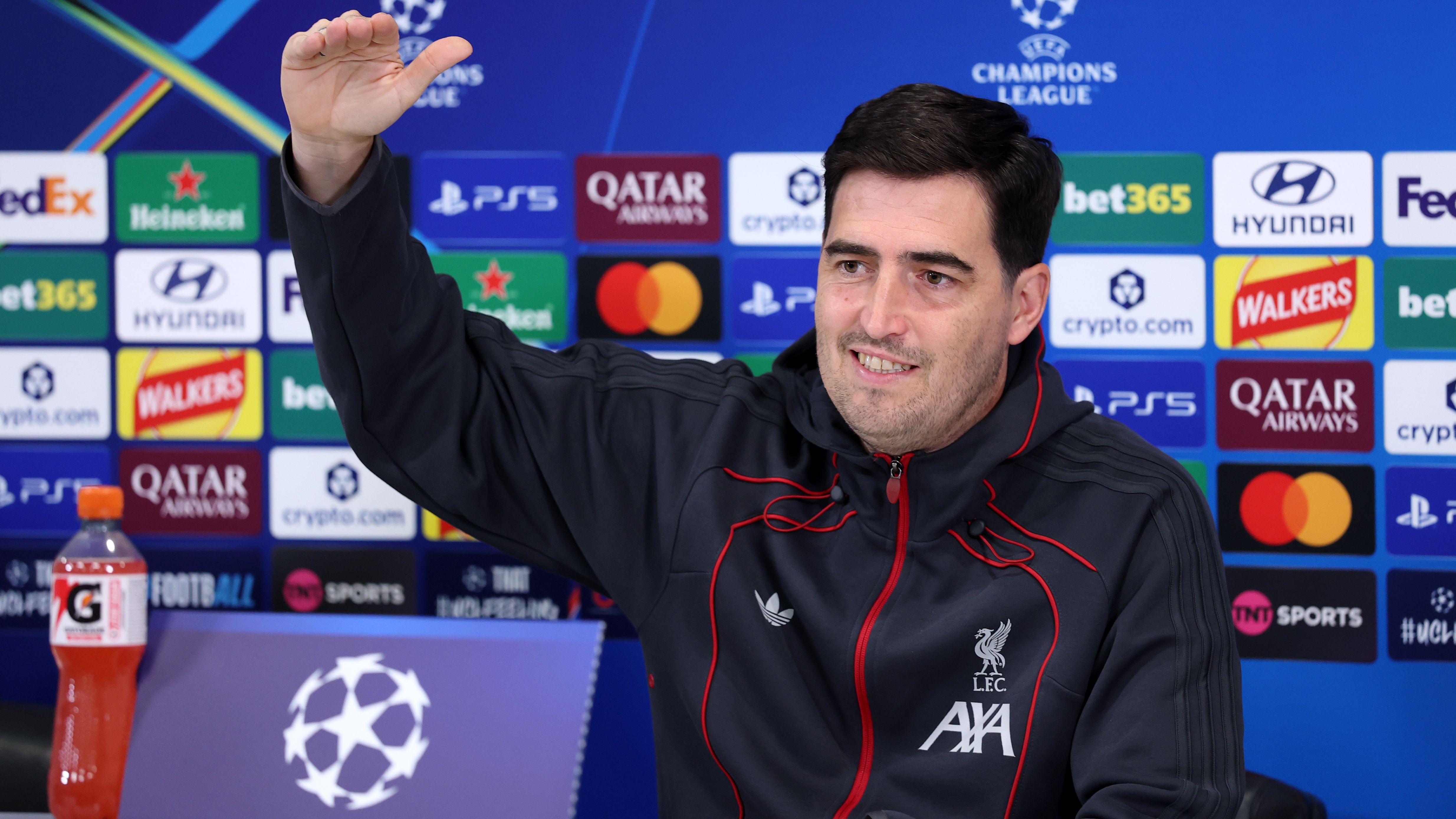 Liverpool FC Training Session And Press Conference - UEFA Champions League 2026/27 League Phase MD1