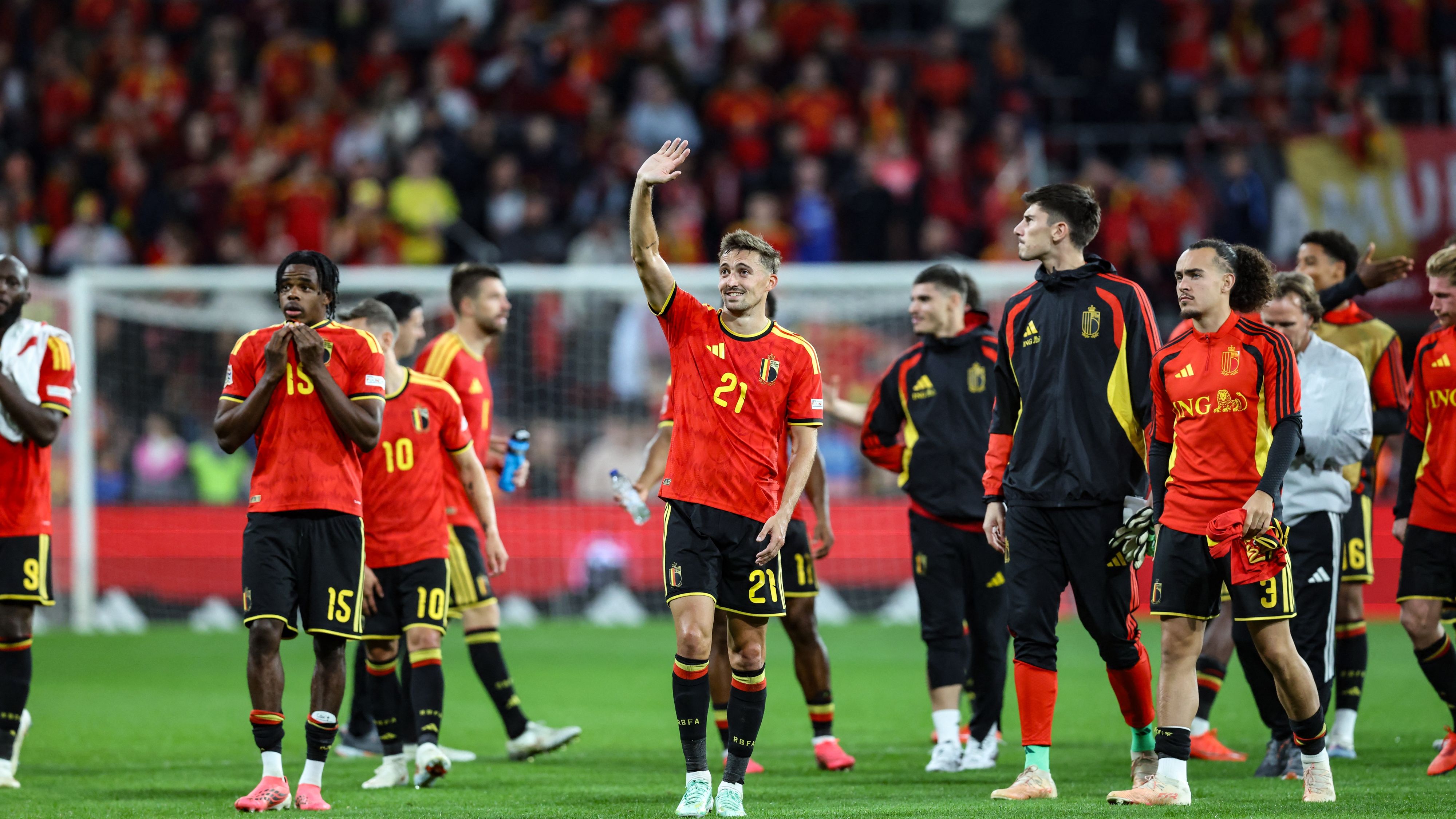 SOCCER NATIONS LEAGUE BELGIUM VS TURKEY