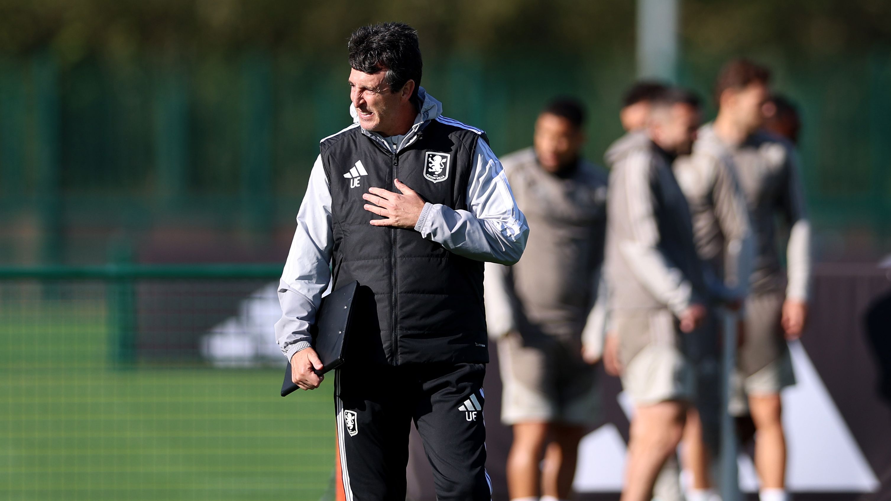 Aston Villa FC Training Session And Press Conference - UEFA Champions League 2026/27 League Phase MD2