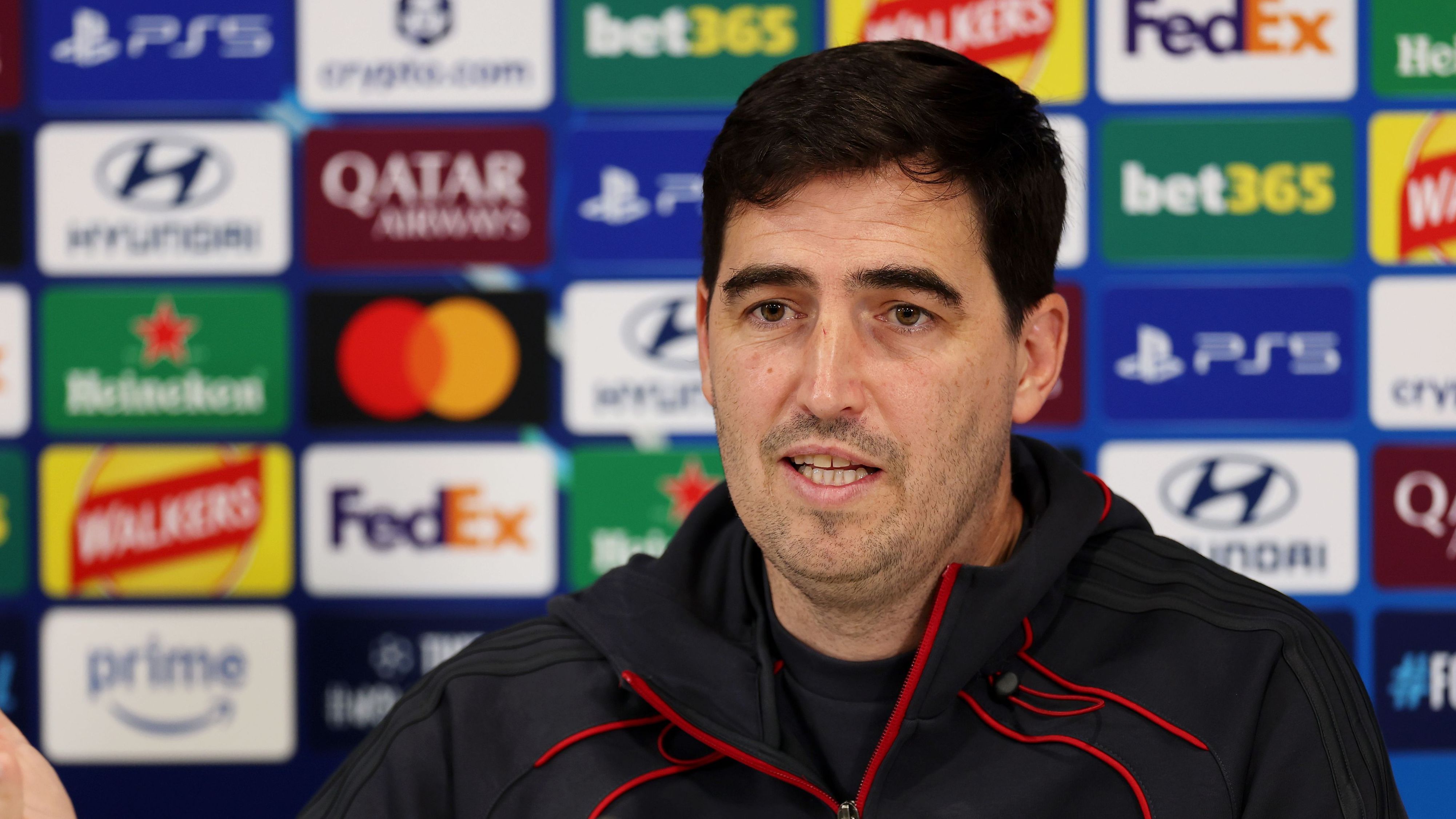 Liverpool FC Training Session And Press Conference - UEFA Champions League 2026/27 League Phase MD3