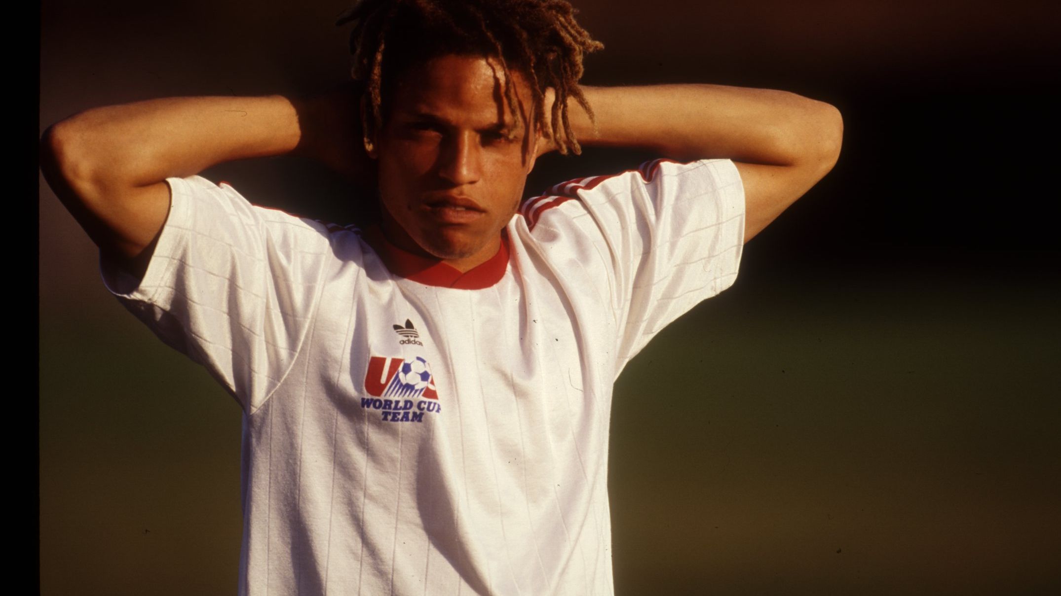IST OCT 1993:  COBI JONES IN TRAINING AT MISSION VIEJO.  JONES IS A MEMBER OF THE USA SOCCER TEAM FO