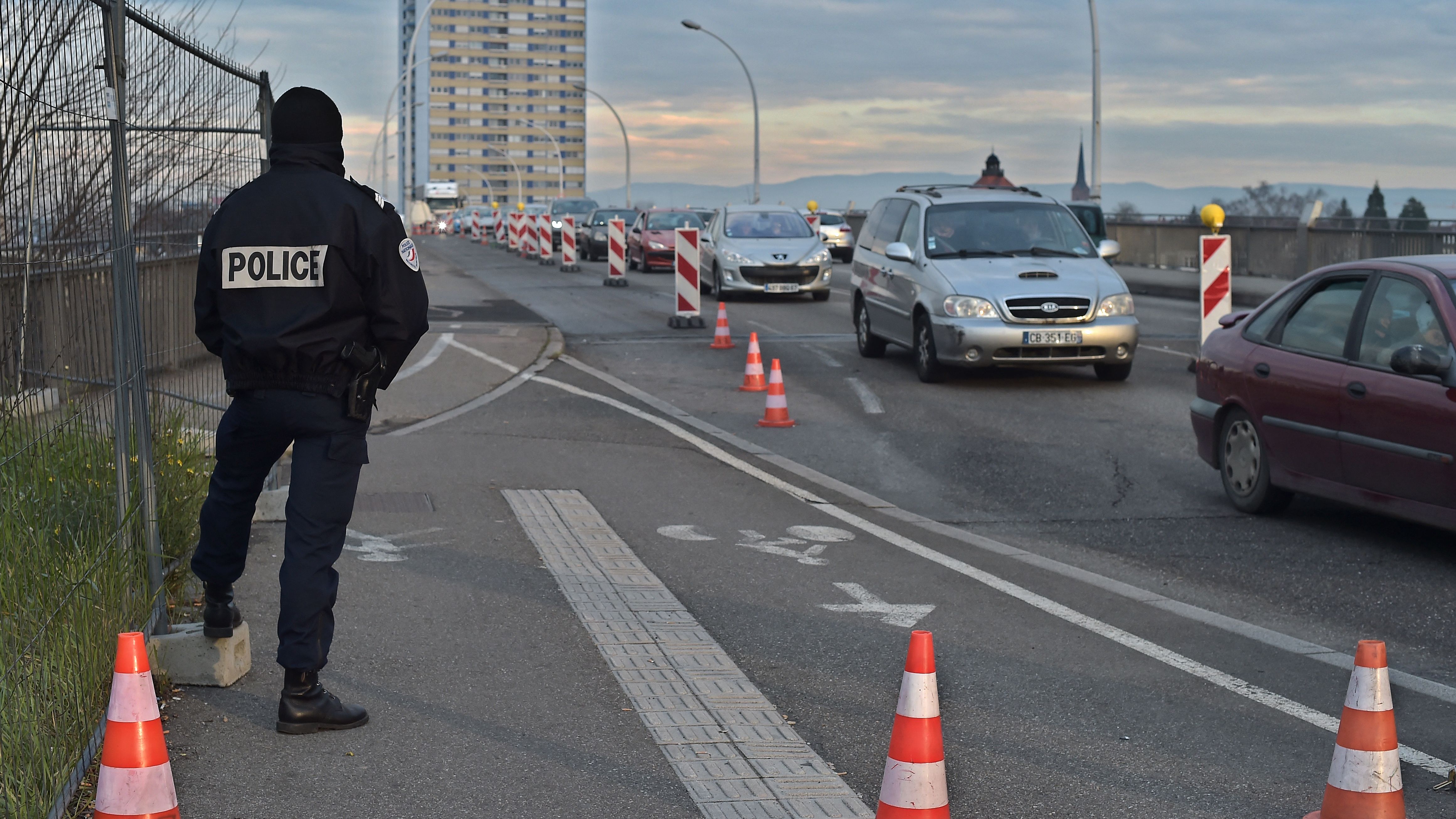 FRANCE-GERMANY-POLICE-FIREWORKS