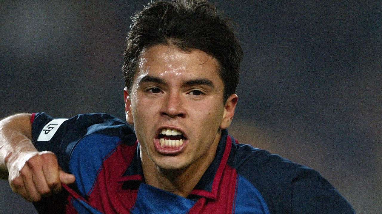 Barcelona Argentinian Javier Saviola cel