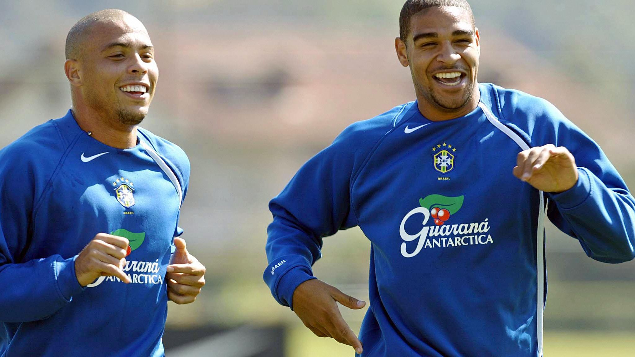 Players of the Brazilian national footba