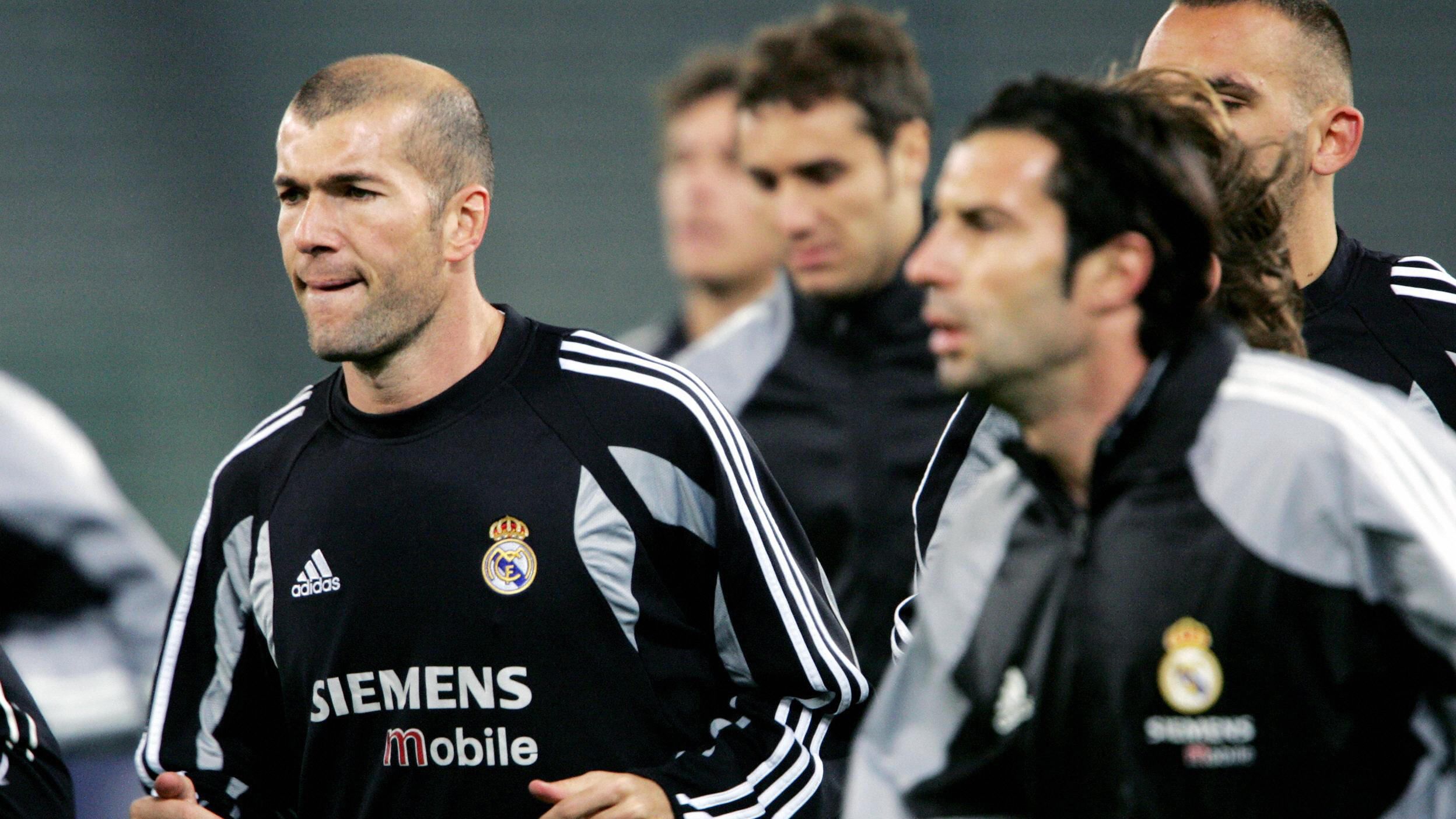 Real Madrid's forward Zinedine Zidane of