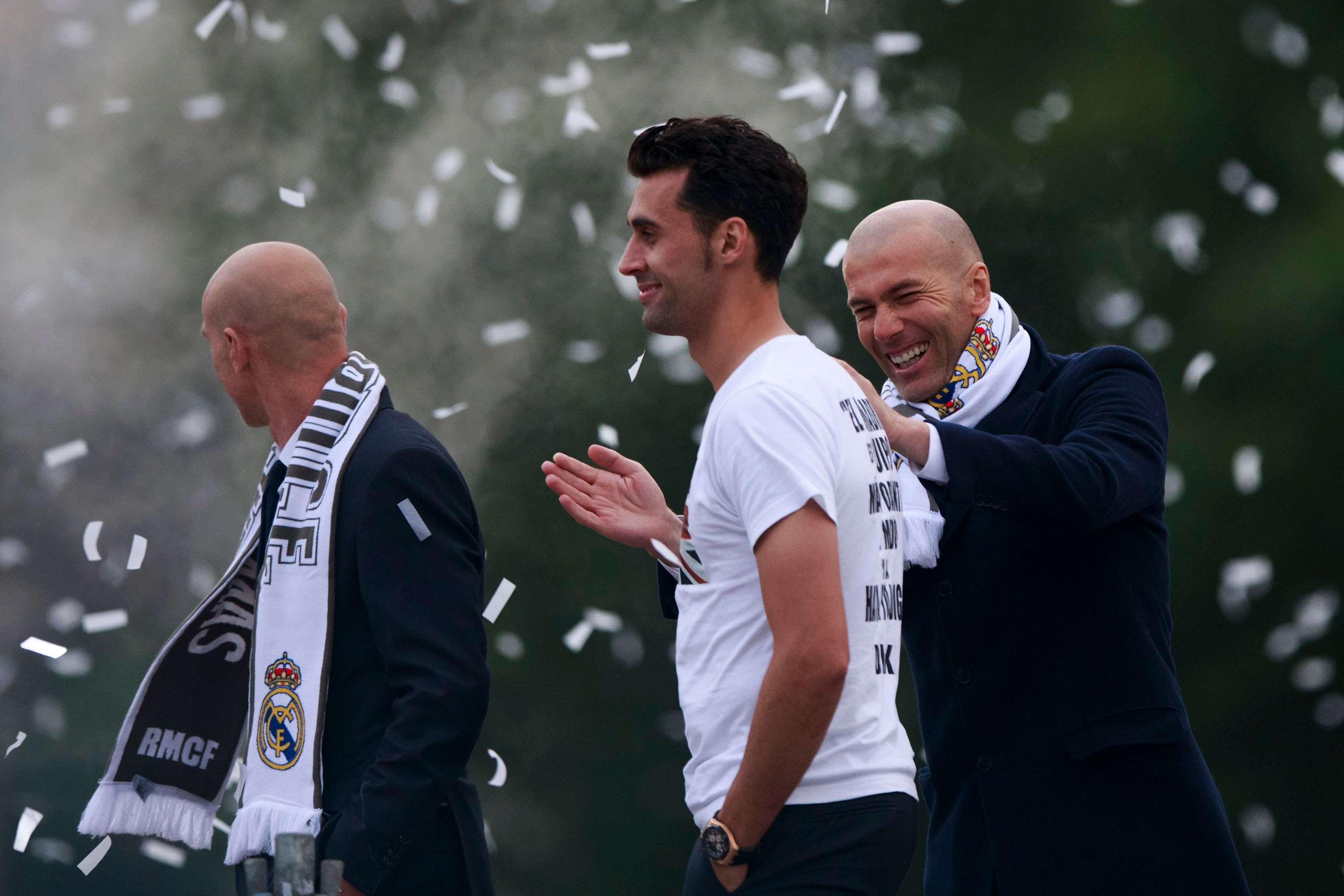 Real Madrid Celebrate After They Win Champions League Final