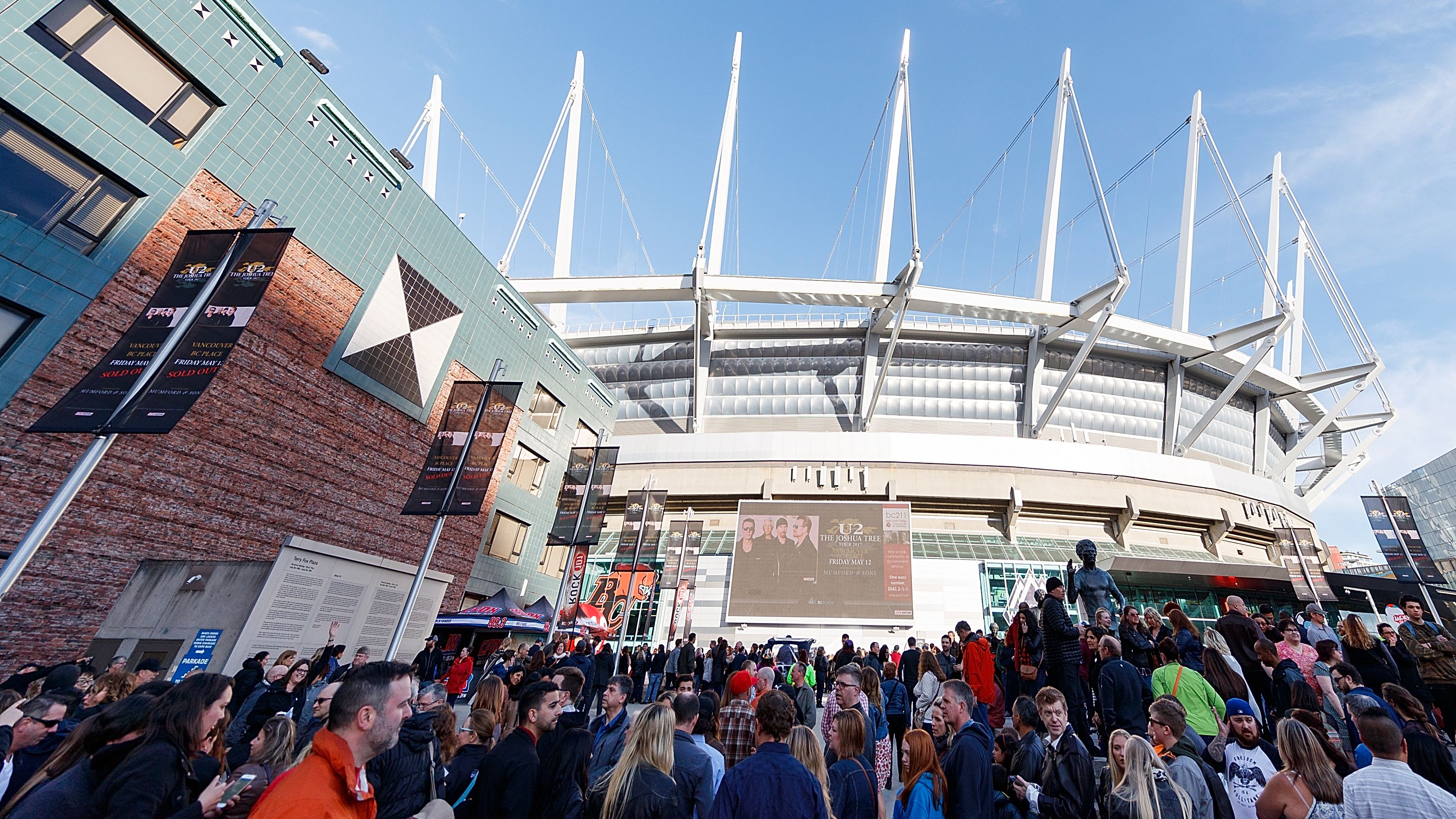 U2 Performs At BC Place