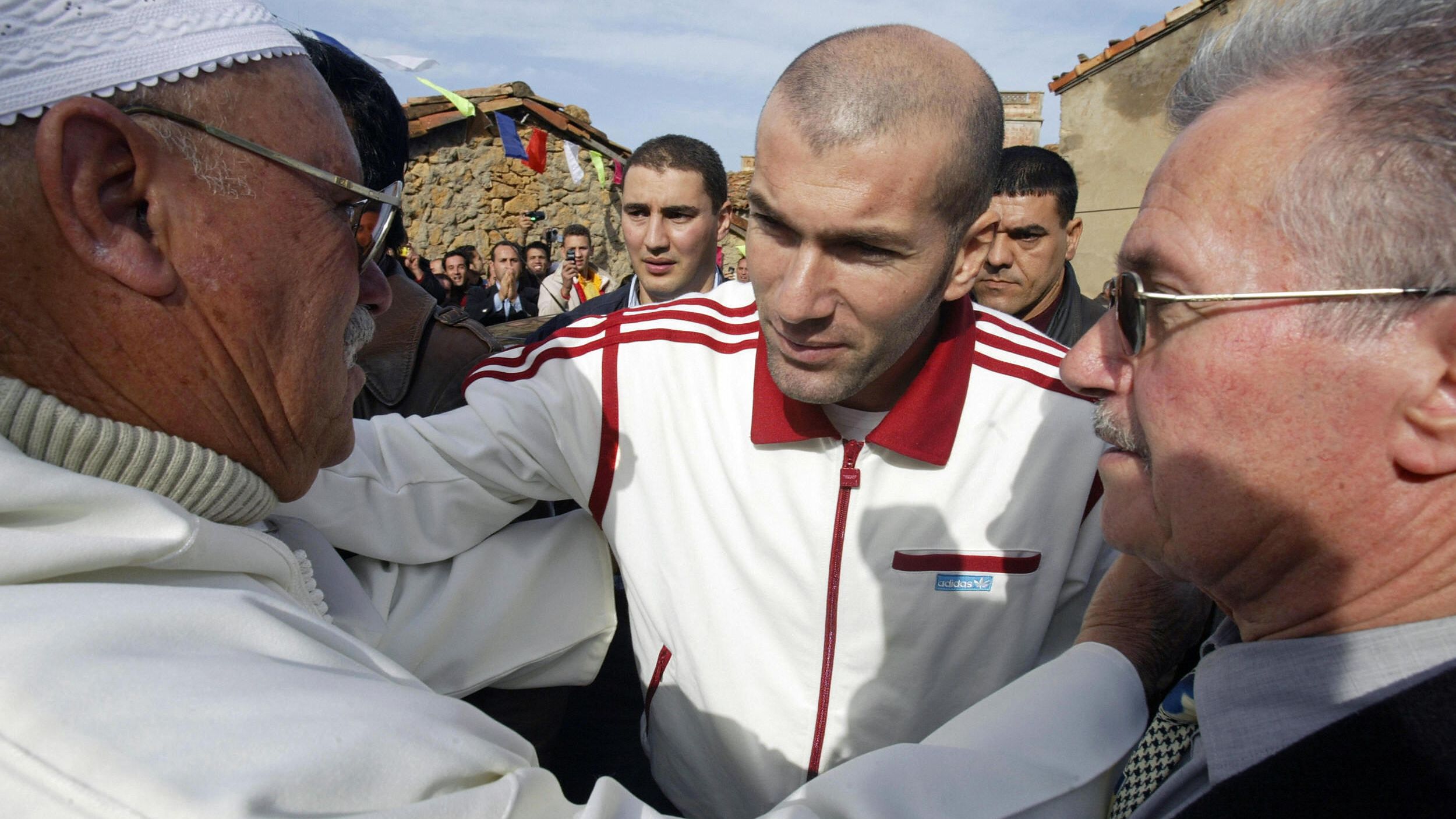 French football legend Zinedine Zidane (