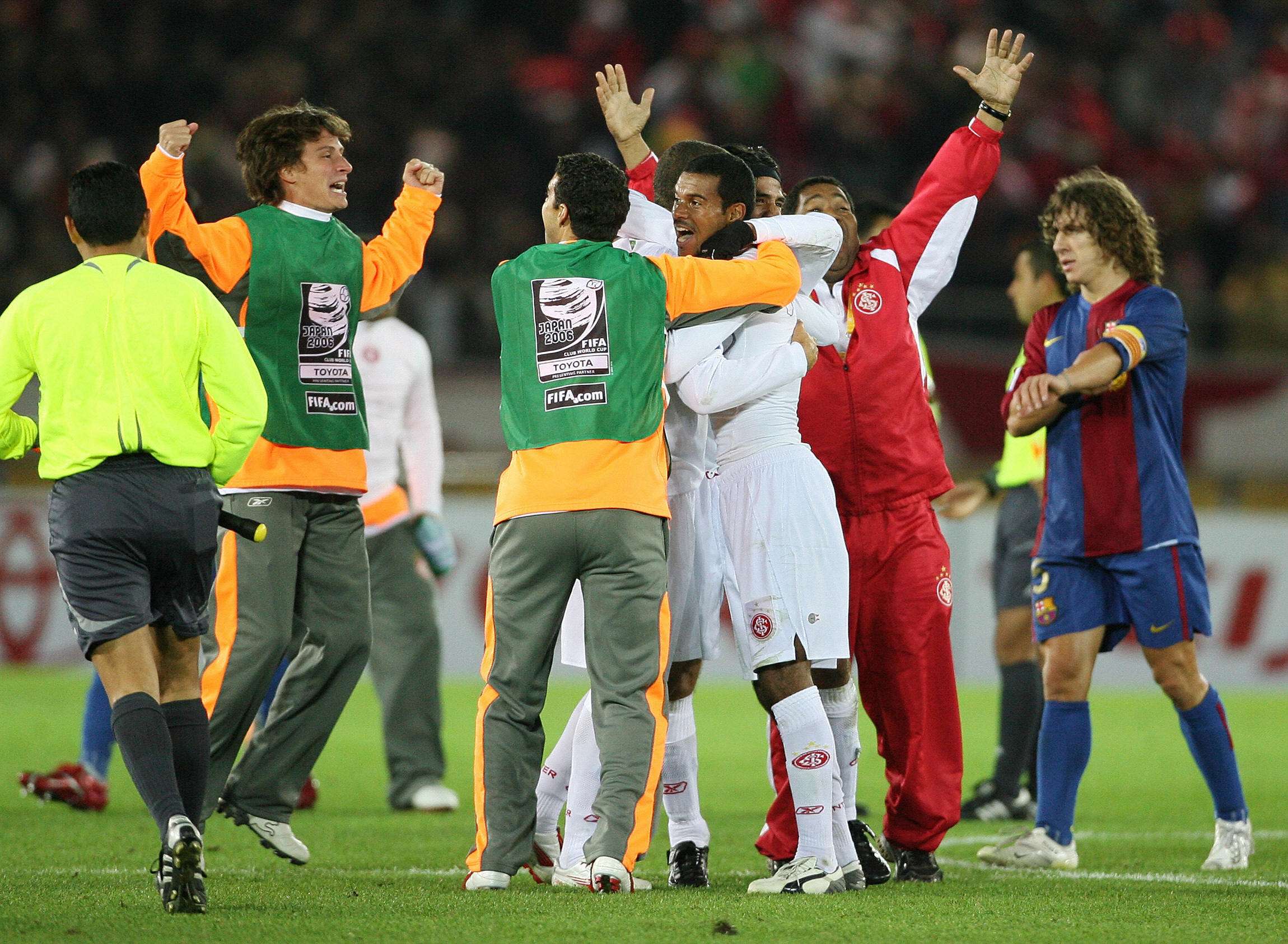 Spain's FC Barcelona captain Carlos Puyo