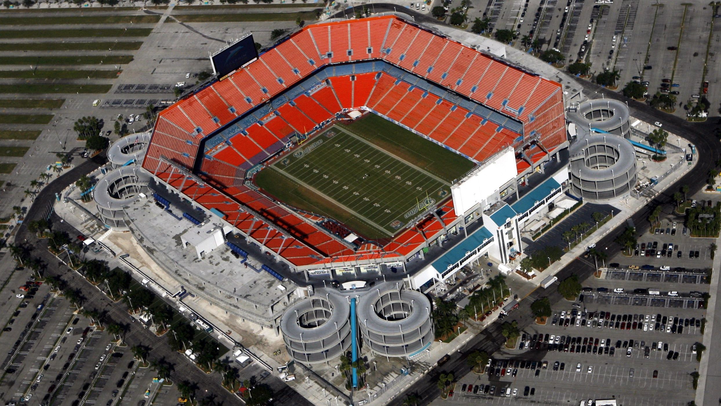 Dolphin Stadium Aerial Photos
