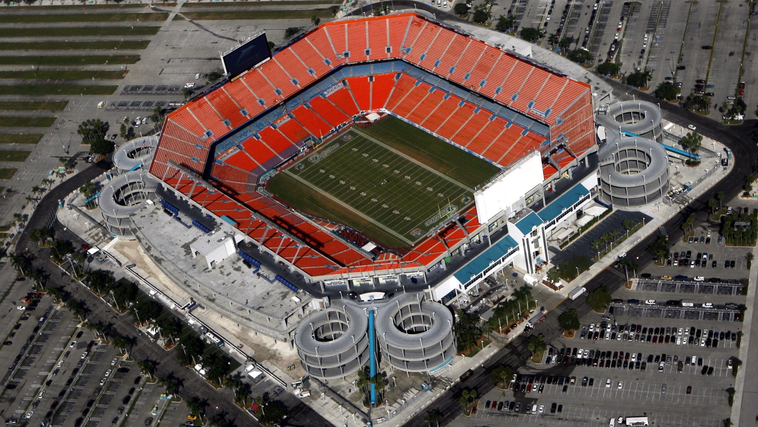 Dolphin Stadium Aerial Photos
