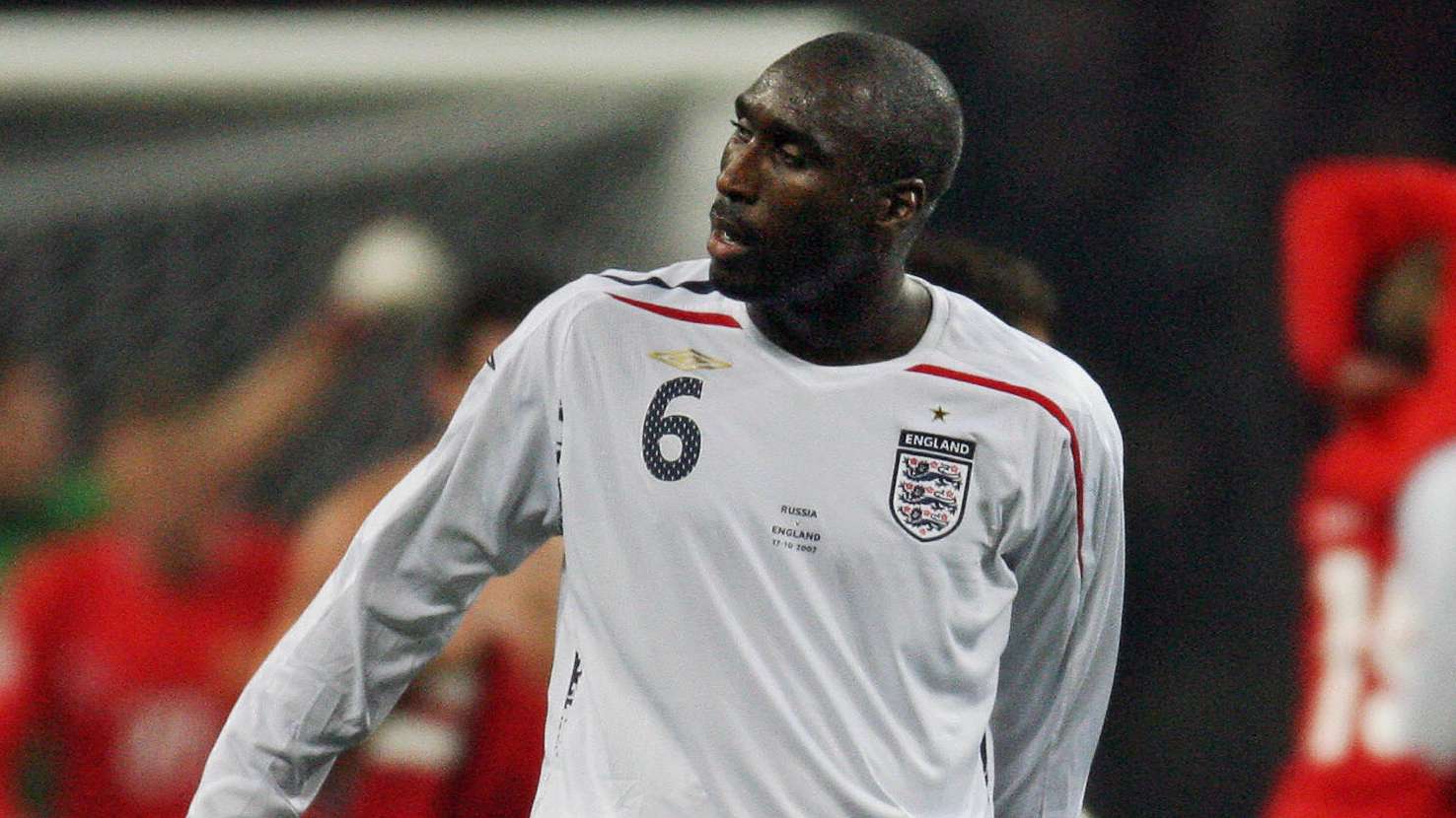 England's Sol Campbell leaves the pitch
