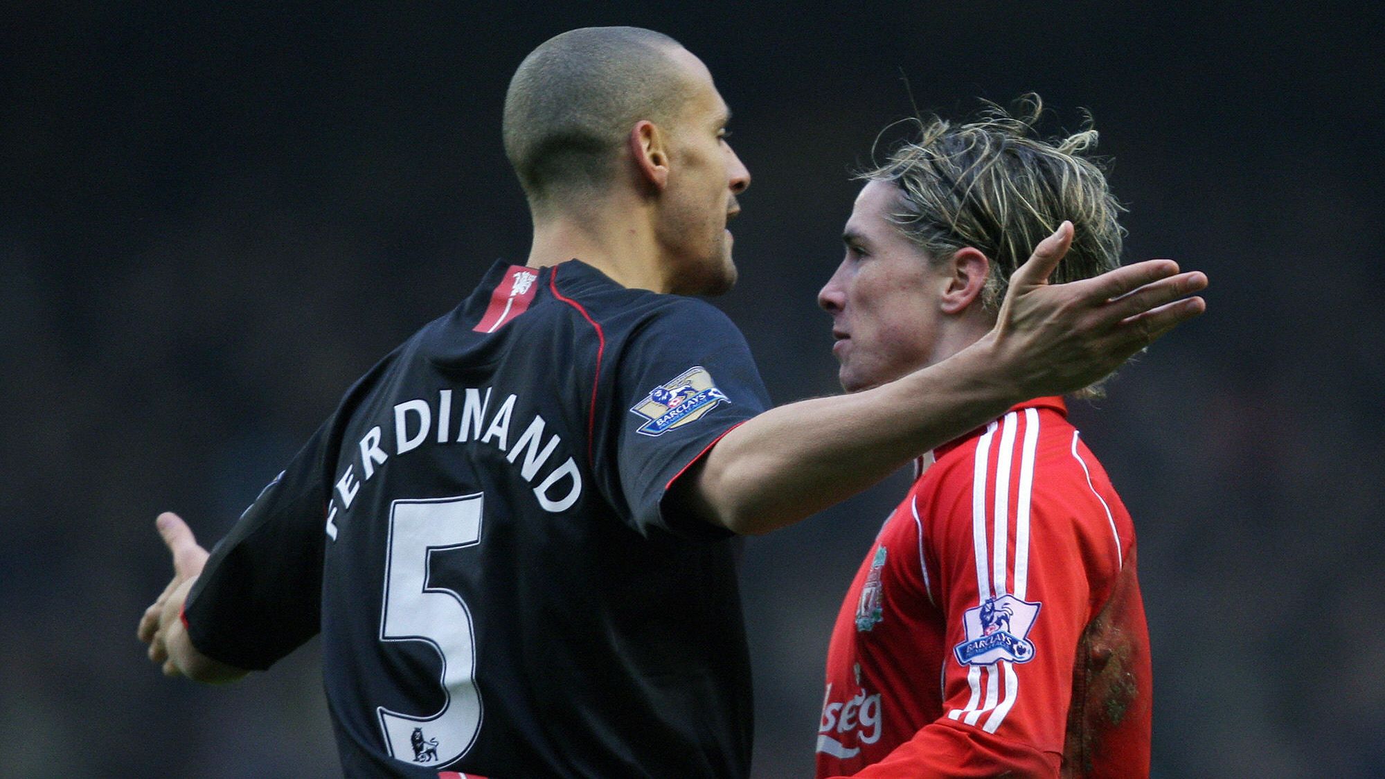 Manchester United's English defender Rio