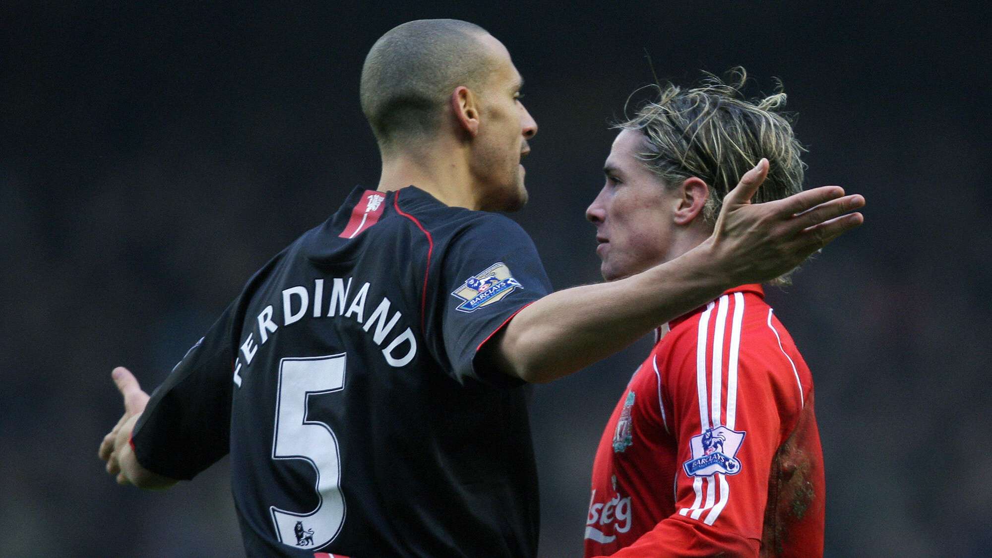 Manchester United's English defender Rio