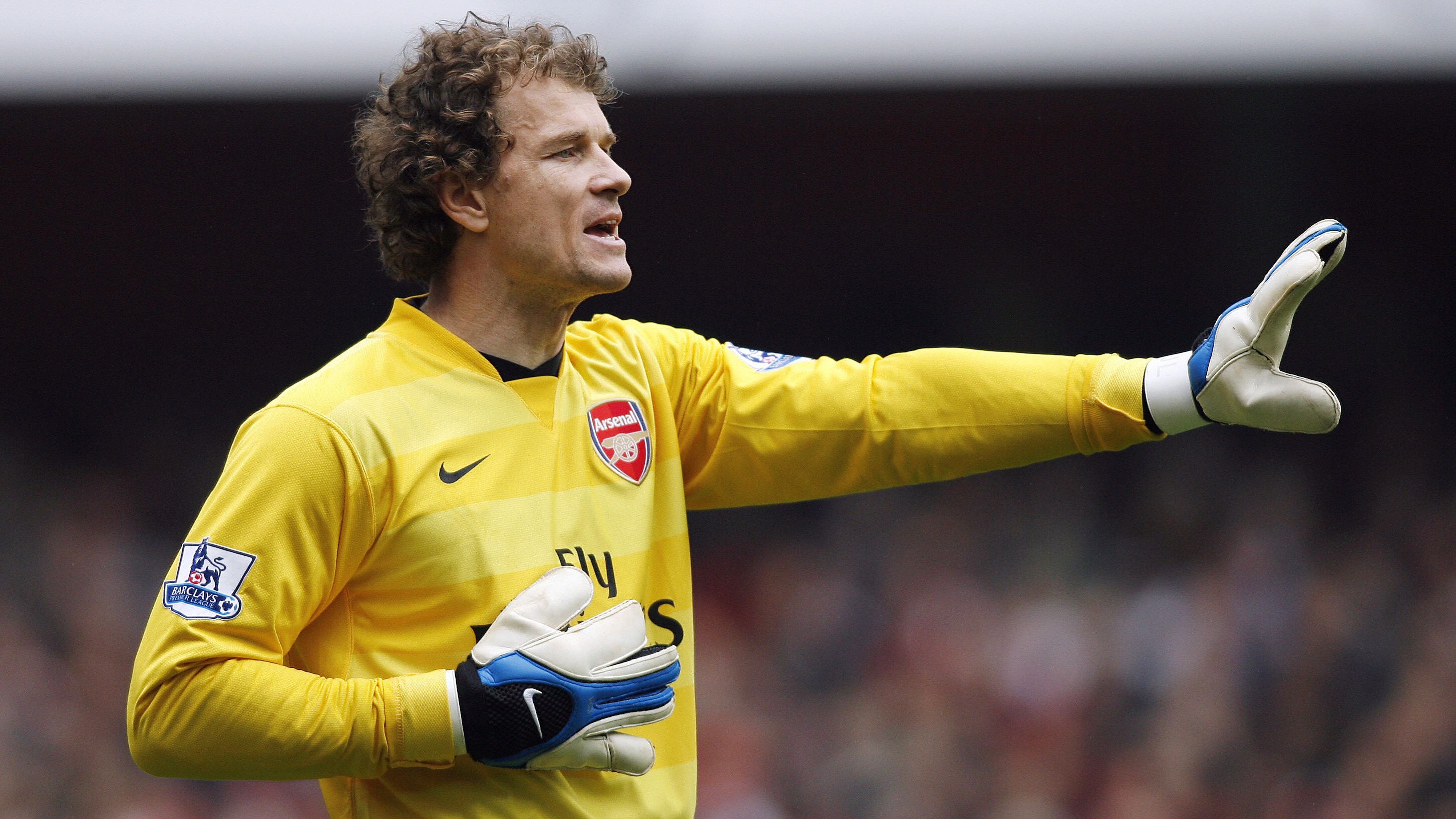 Arsenal's German Goalkeeper Jens Lehmann