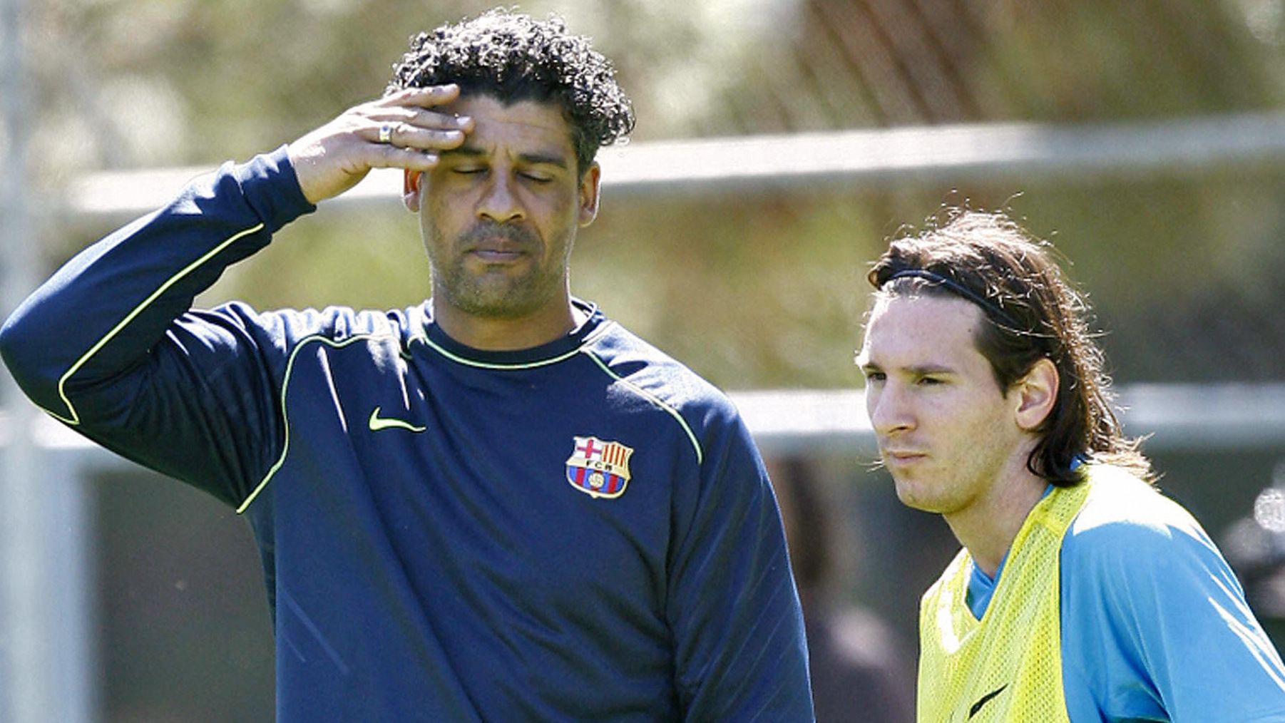 FC Barcelona's Dutch coach Frank Rijkaar