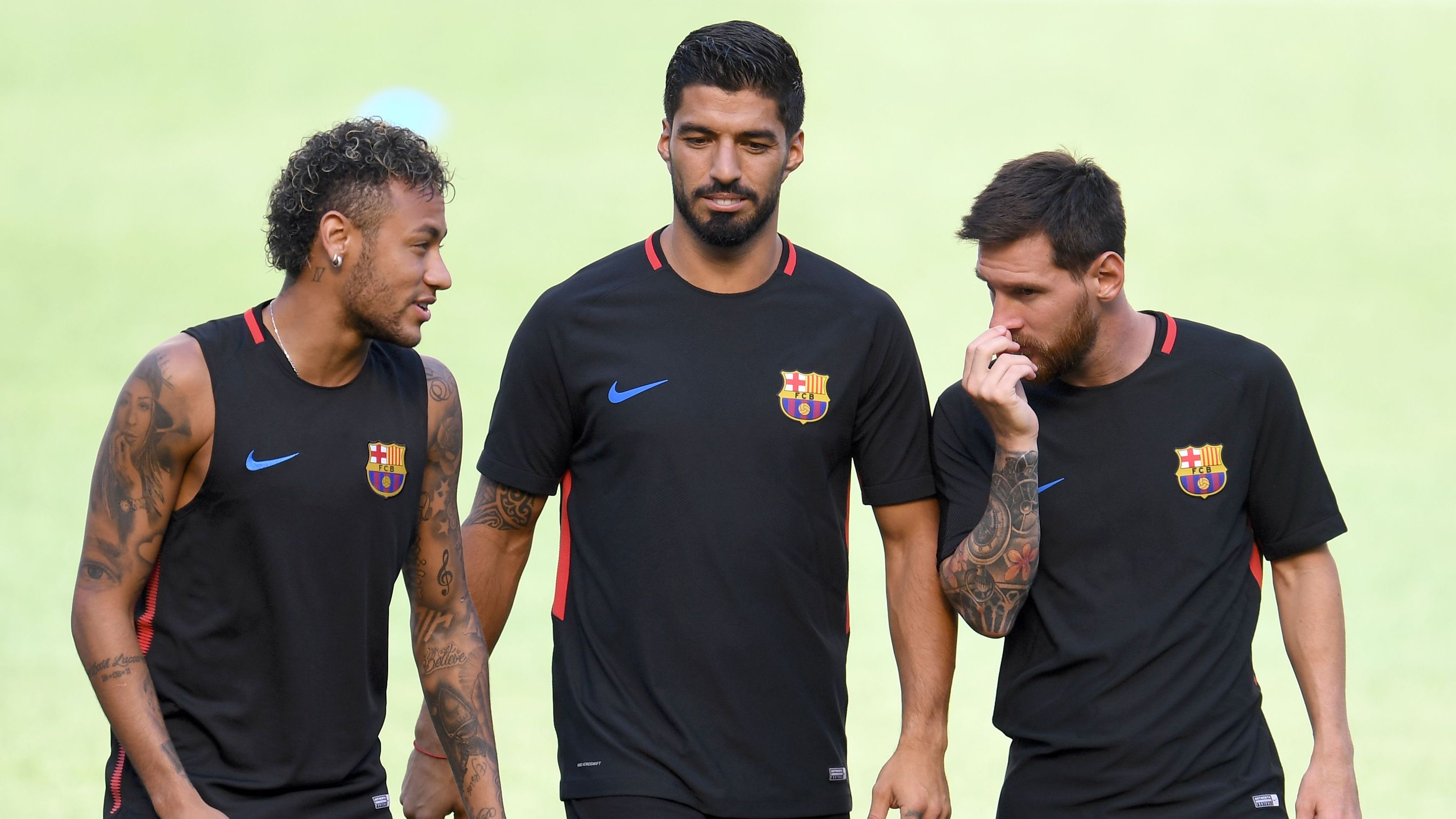 FBL-US-BARCELONA FC-JUVENTUS FC-TRAINING