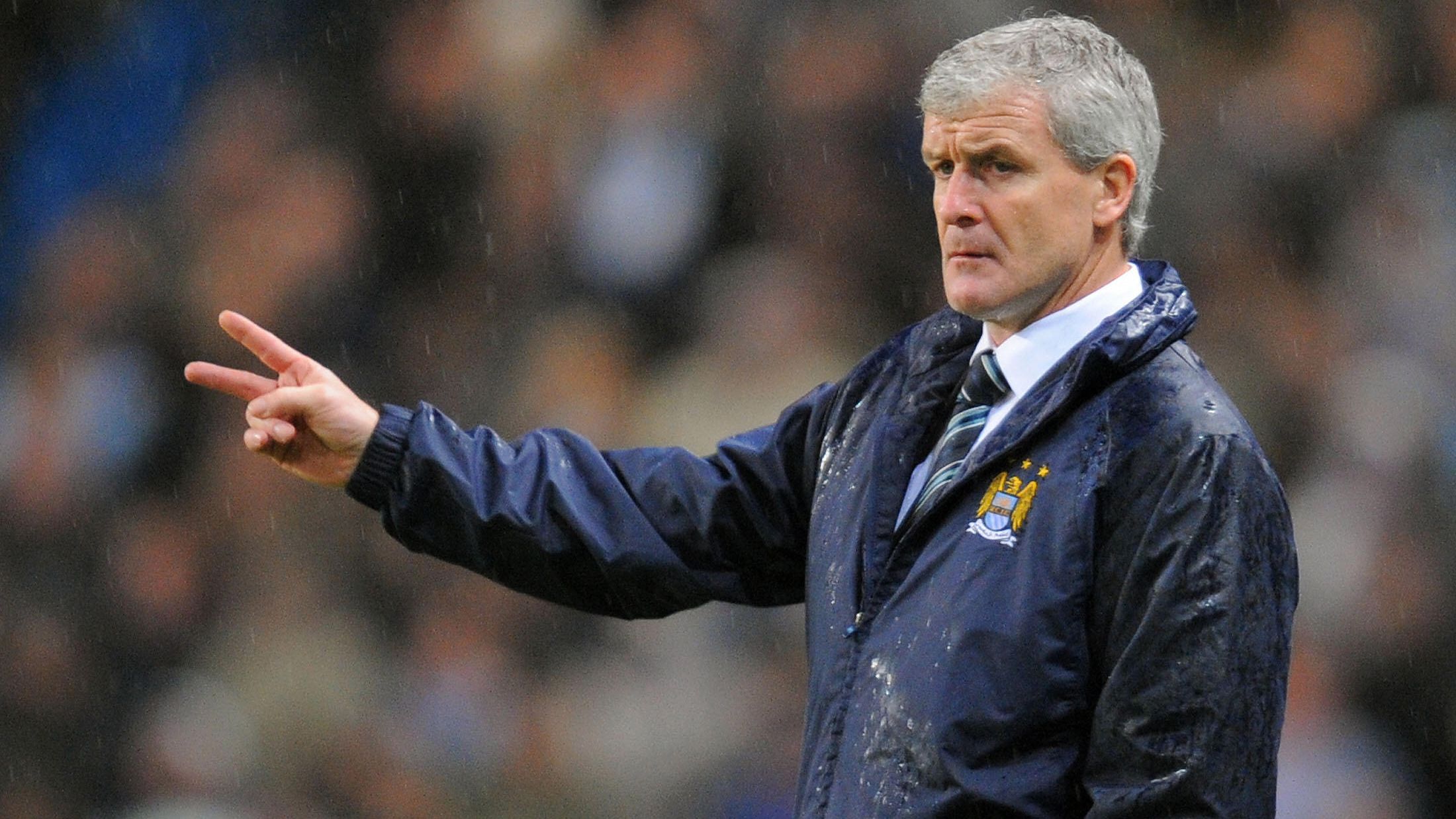 Manchester City's English manager Mark H