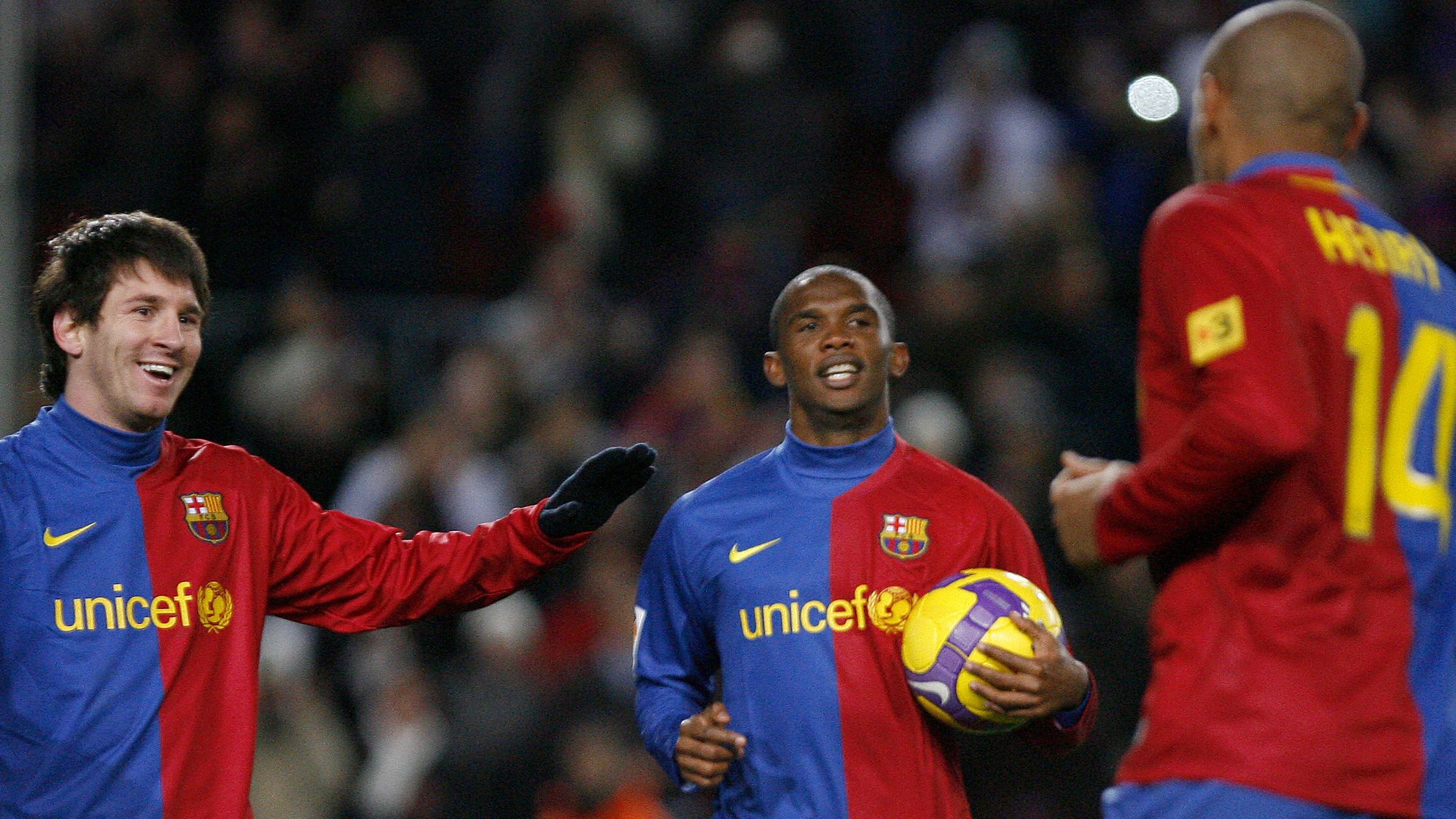 Barcelona's French forward Thierry Henry