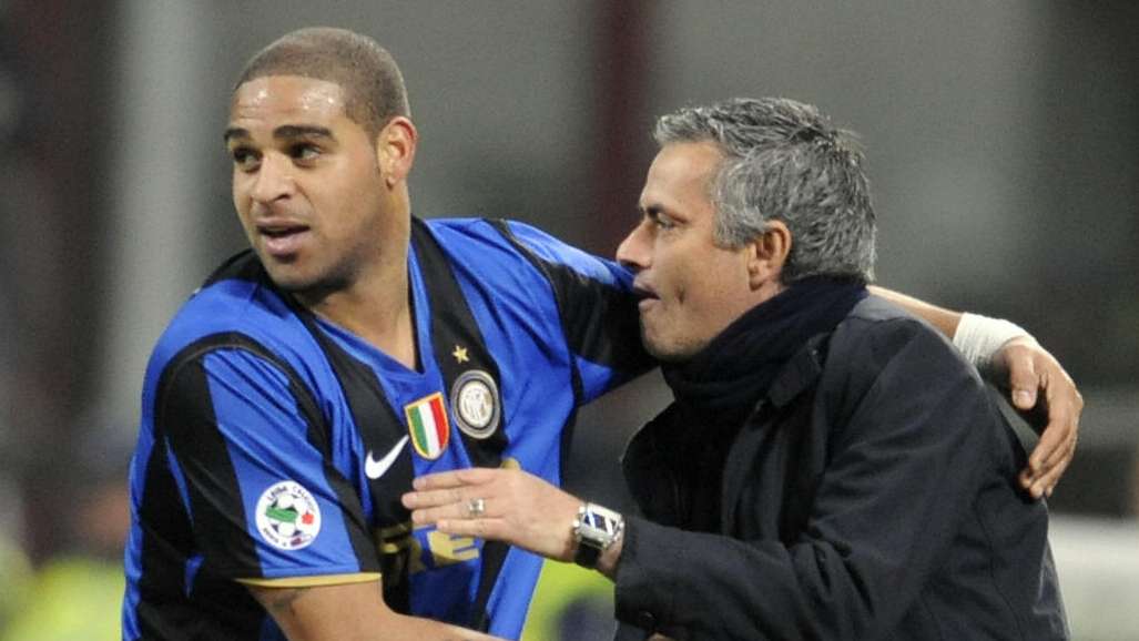 Inter Milan's Brazilian forward Adriano