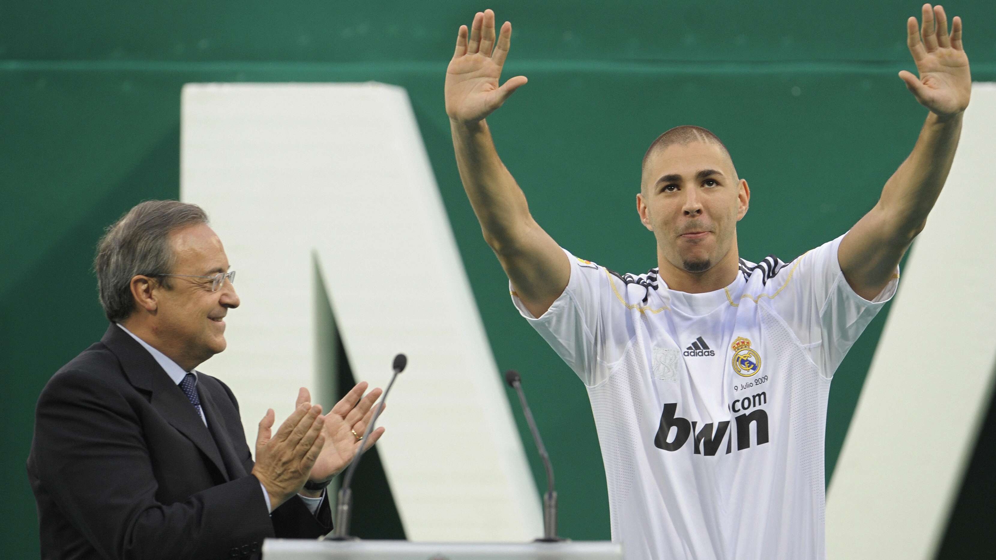 Real Madrid's new player French Karim Be