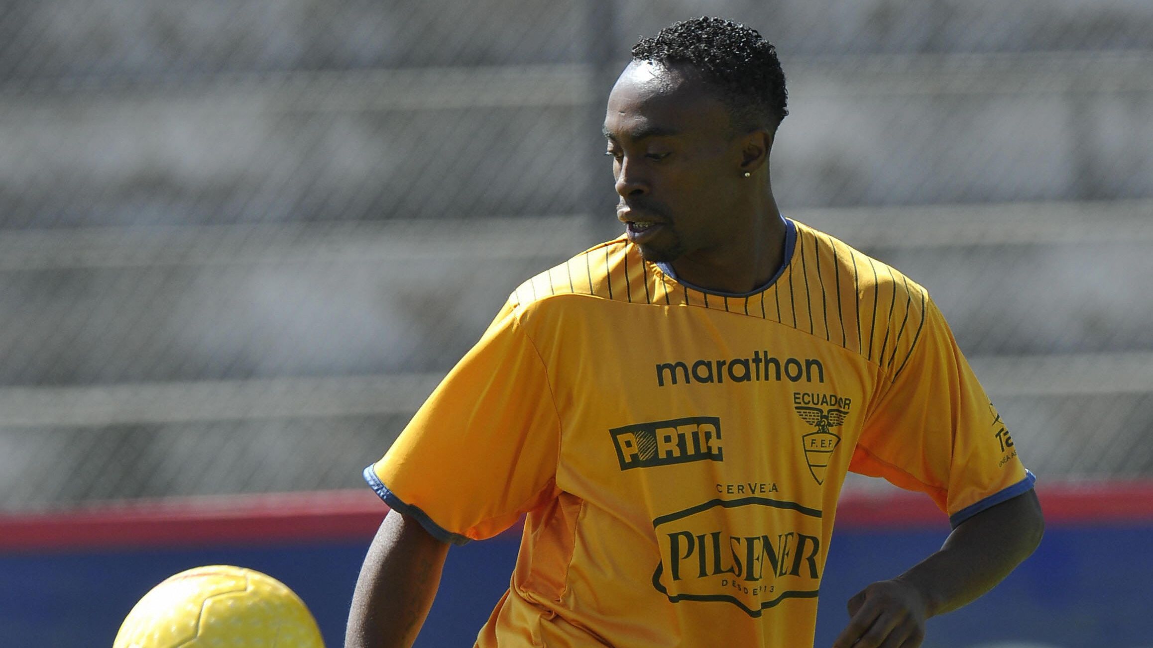 Ecuadorean footballer Christian Lara dur