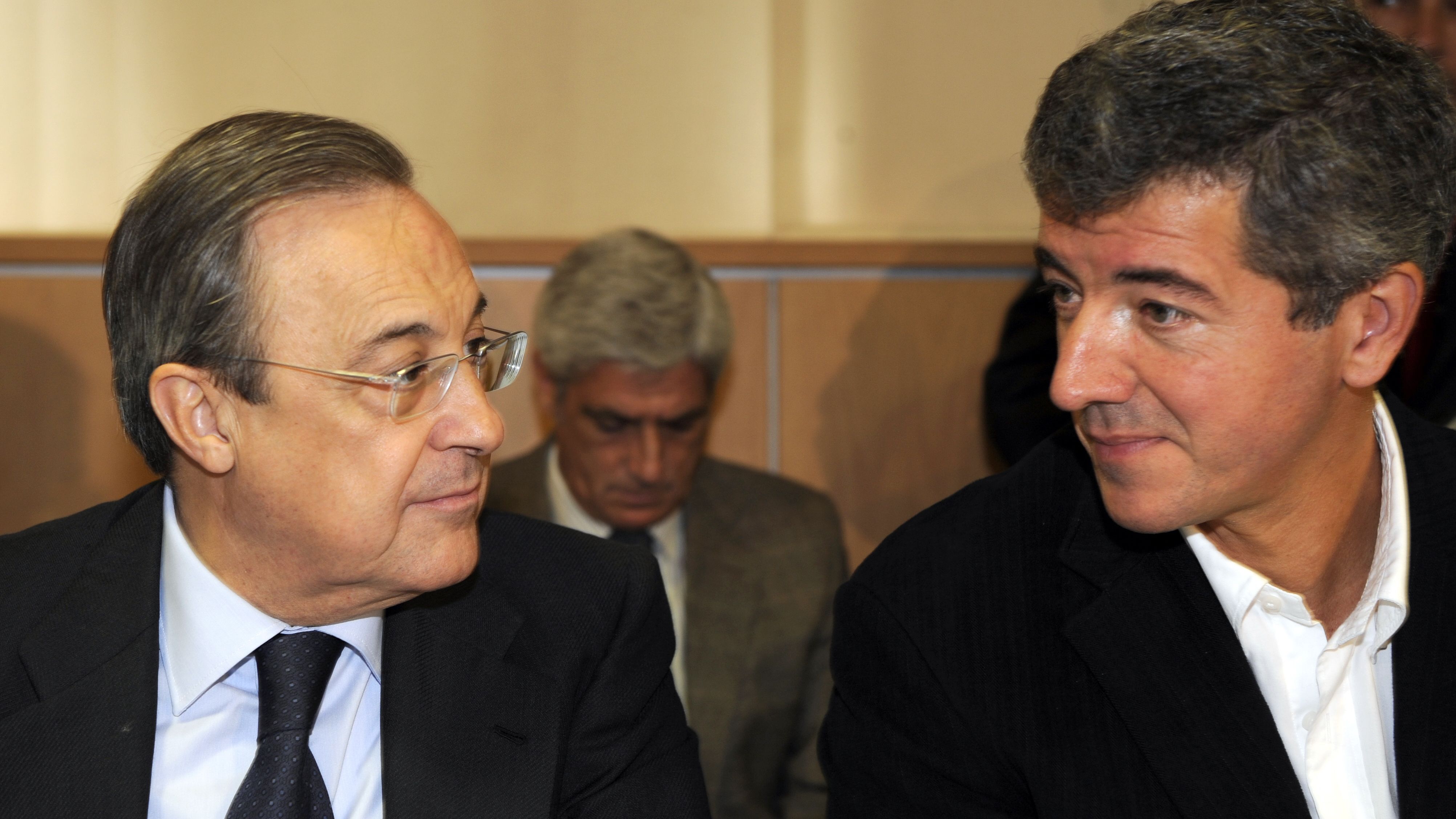 Real Madrid president Florentino Perez (