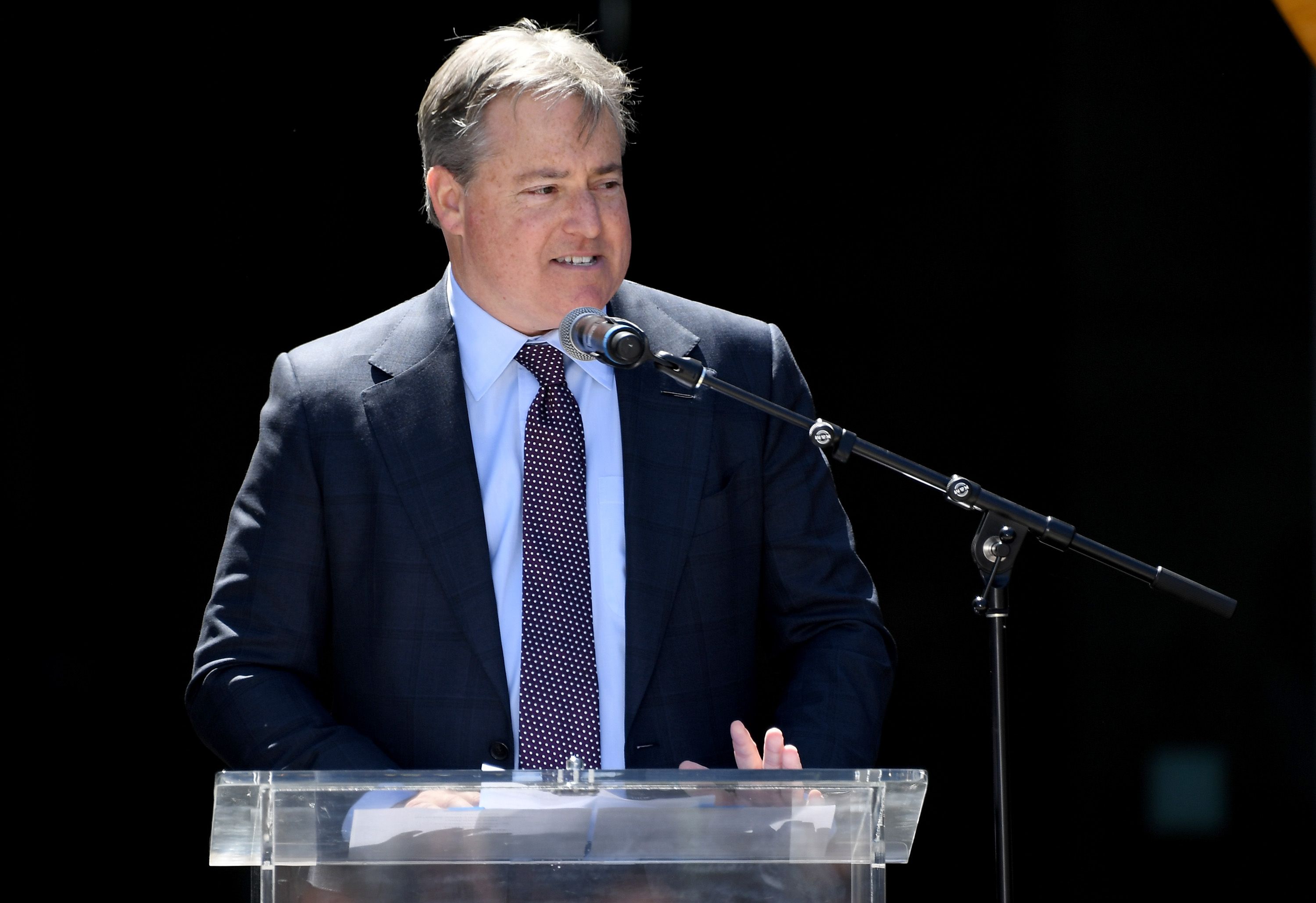 Los Angeles FC Hosts Banc Of Califorina Stadium Ribbon Cutting And Stadium Tour