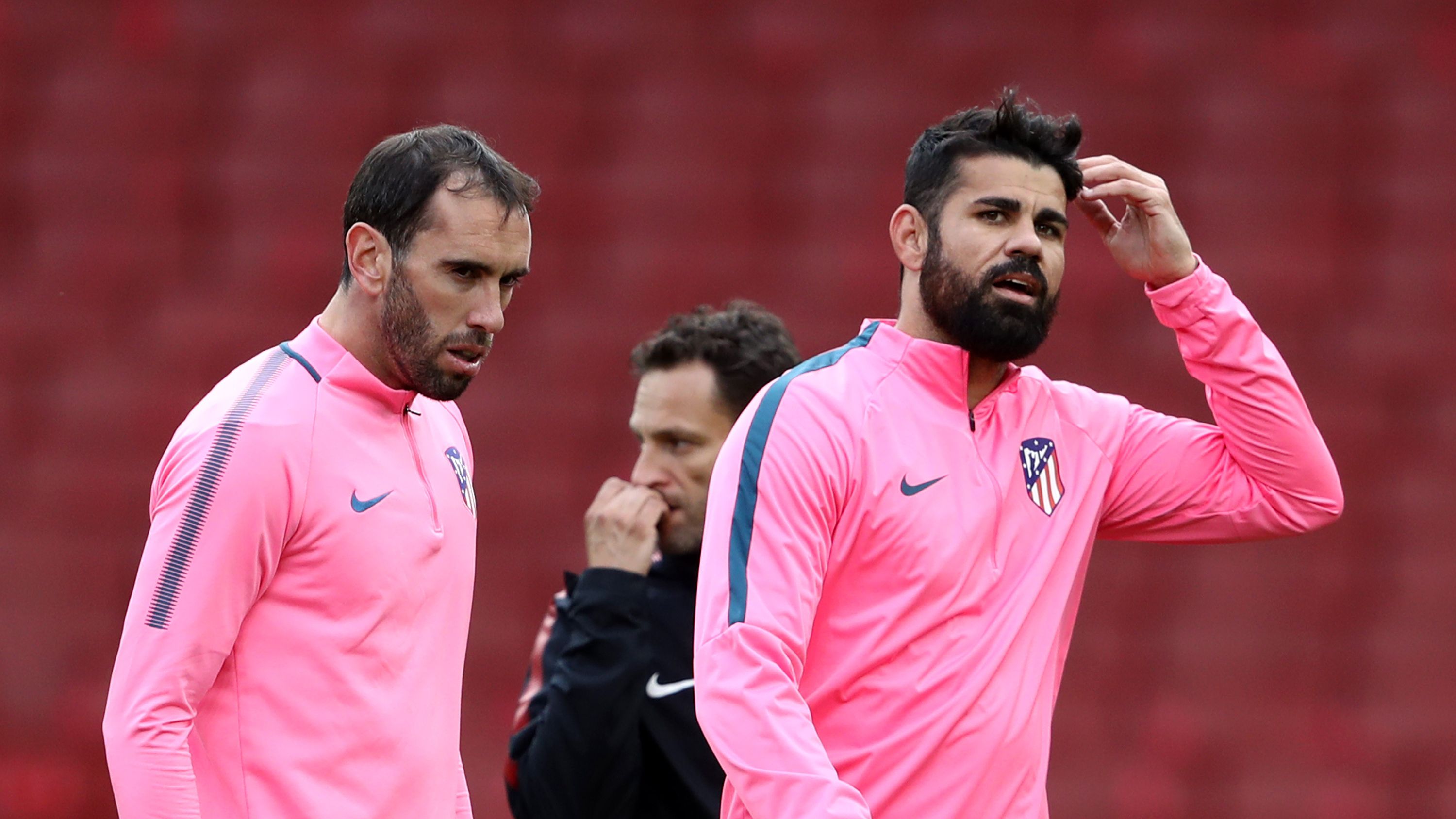 Atletico Madrid Training And Press Conference