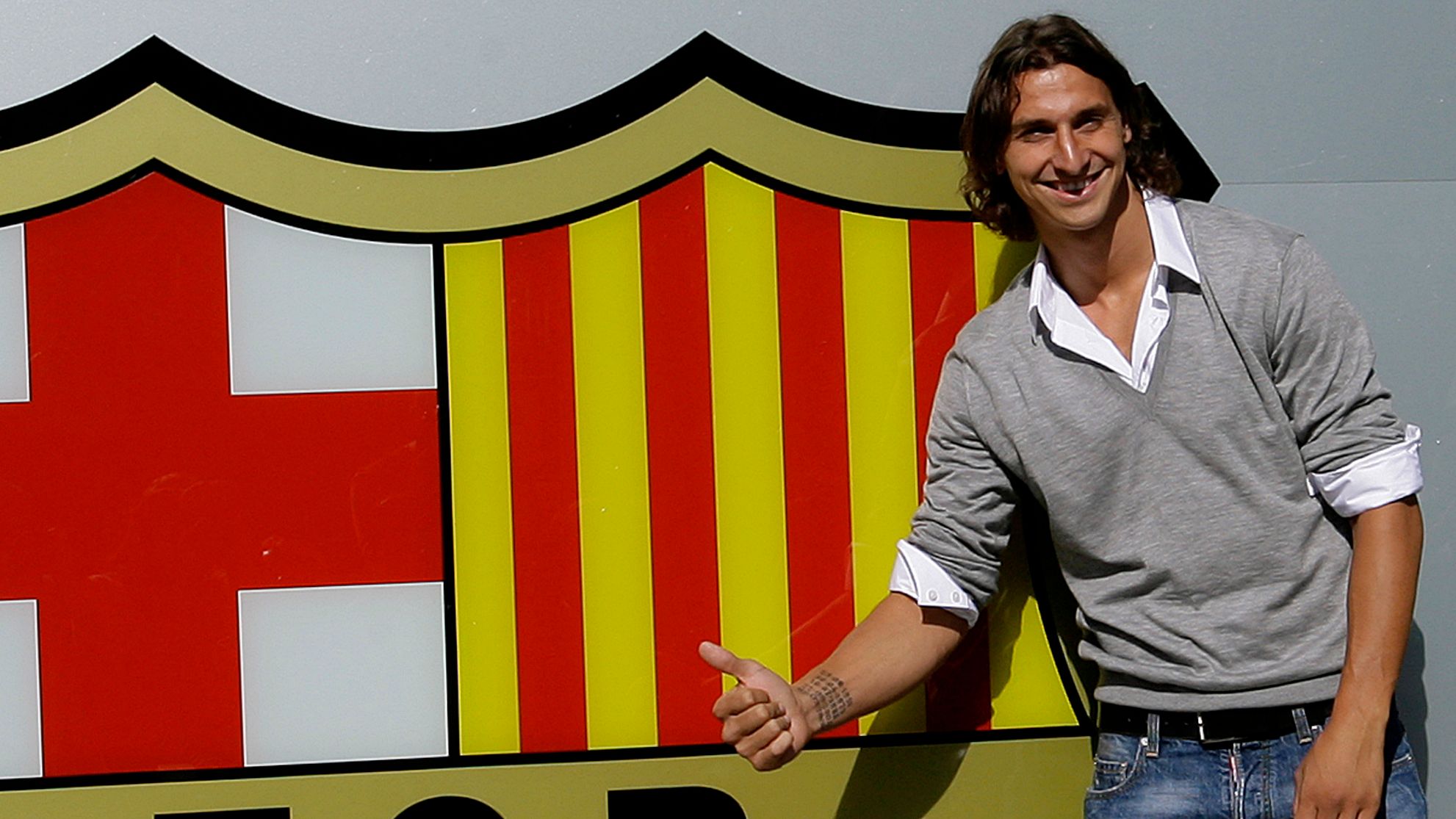 Barcelona's new signing Swedish forward