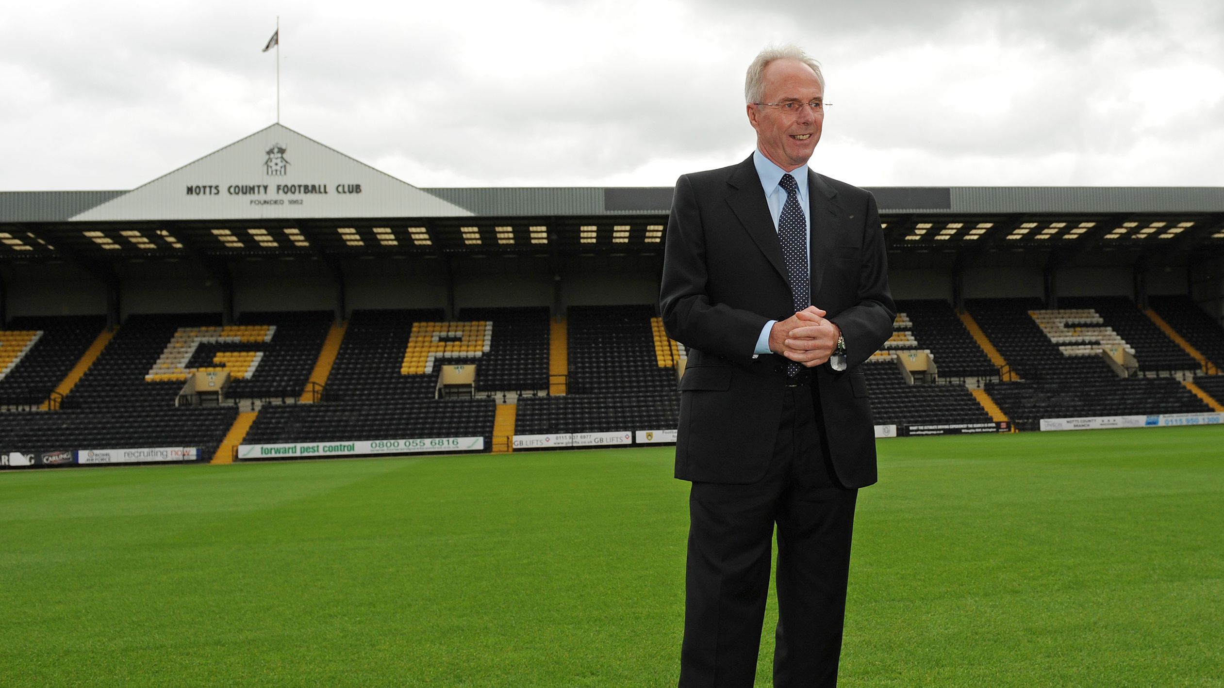 Former England football manager Sven Gor