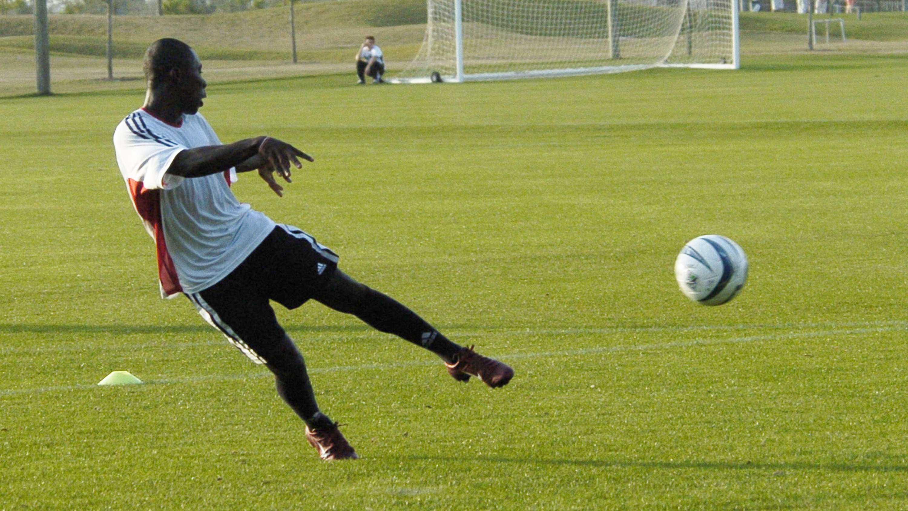 Freddy Adu - D.C United Soccer Practice - February 11, 2004