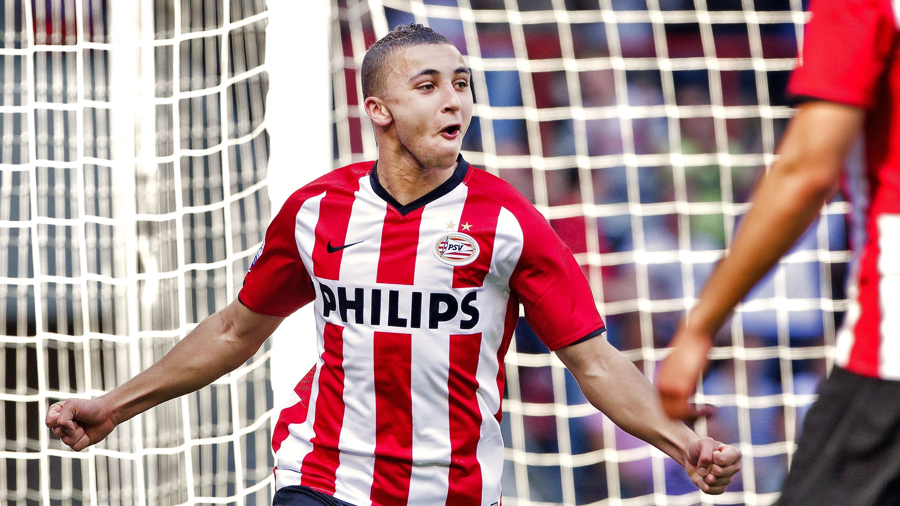 PSV Eindhoven's Zakaria Labyad celebrate