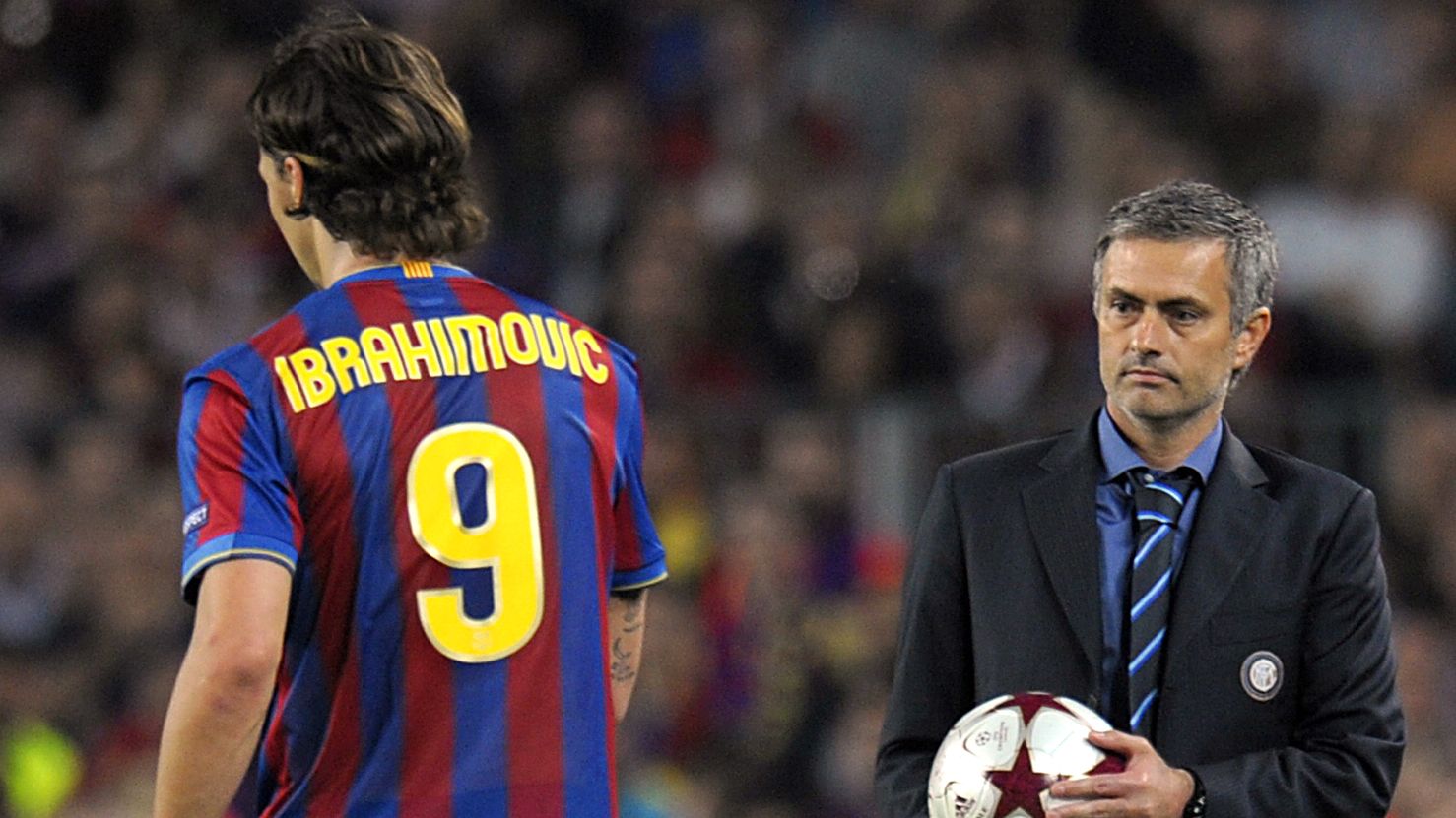 Inter Milan's Portuguese coach Jose Mour