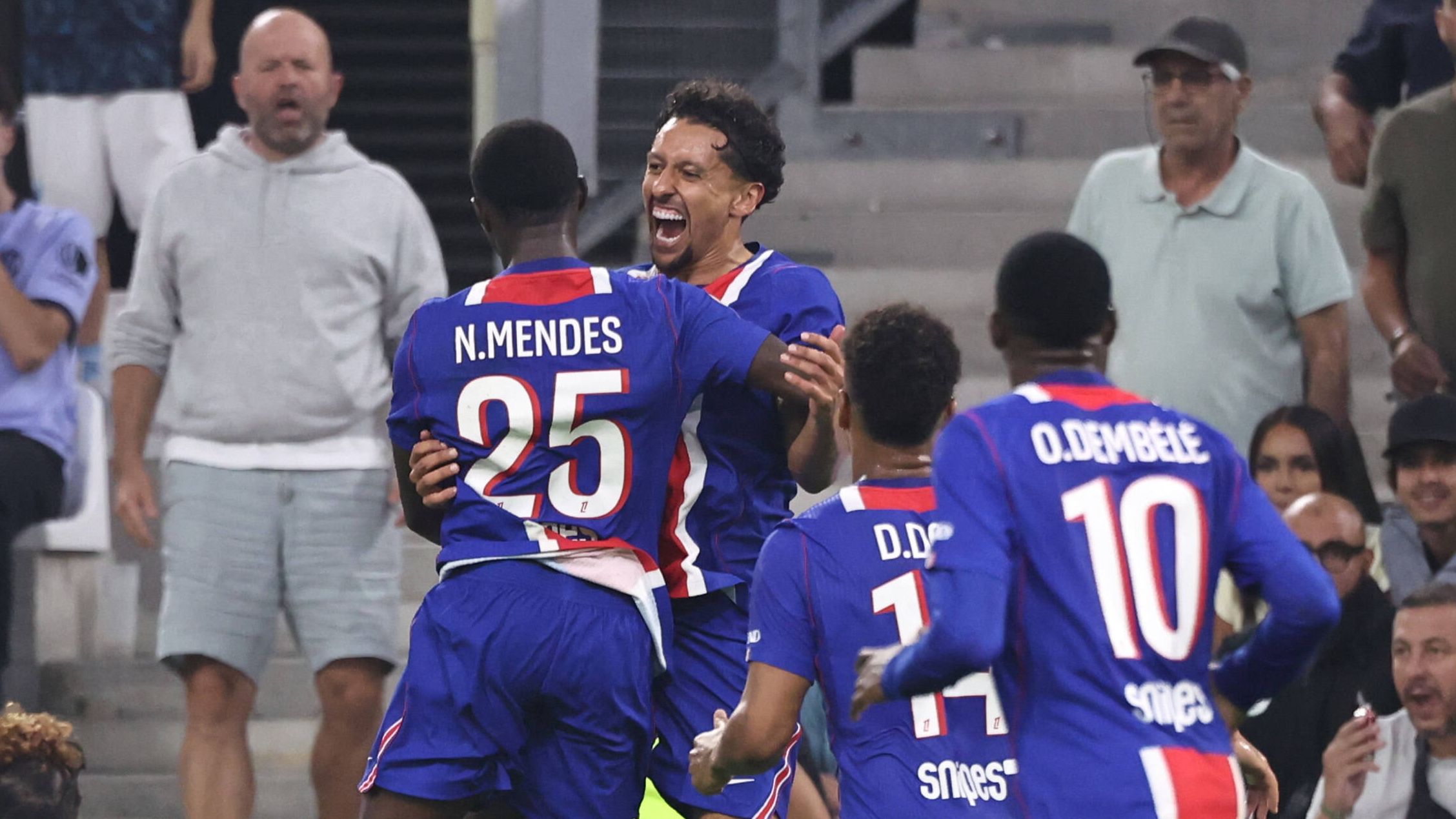 Marquinhos Powers PSG Past 10-Man Marseille in Le Classique Thriller
