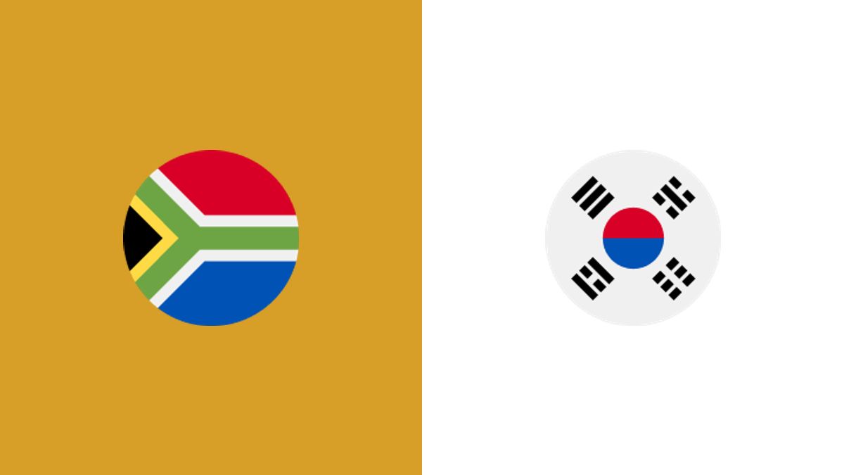 South Africa vs Republic of Korea