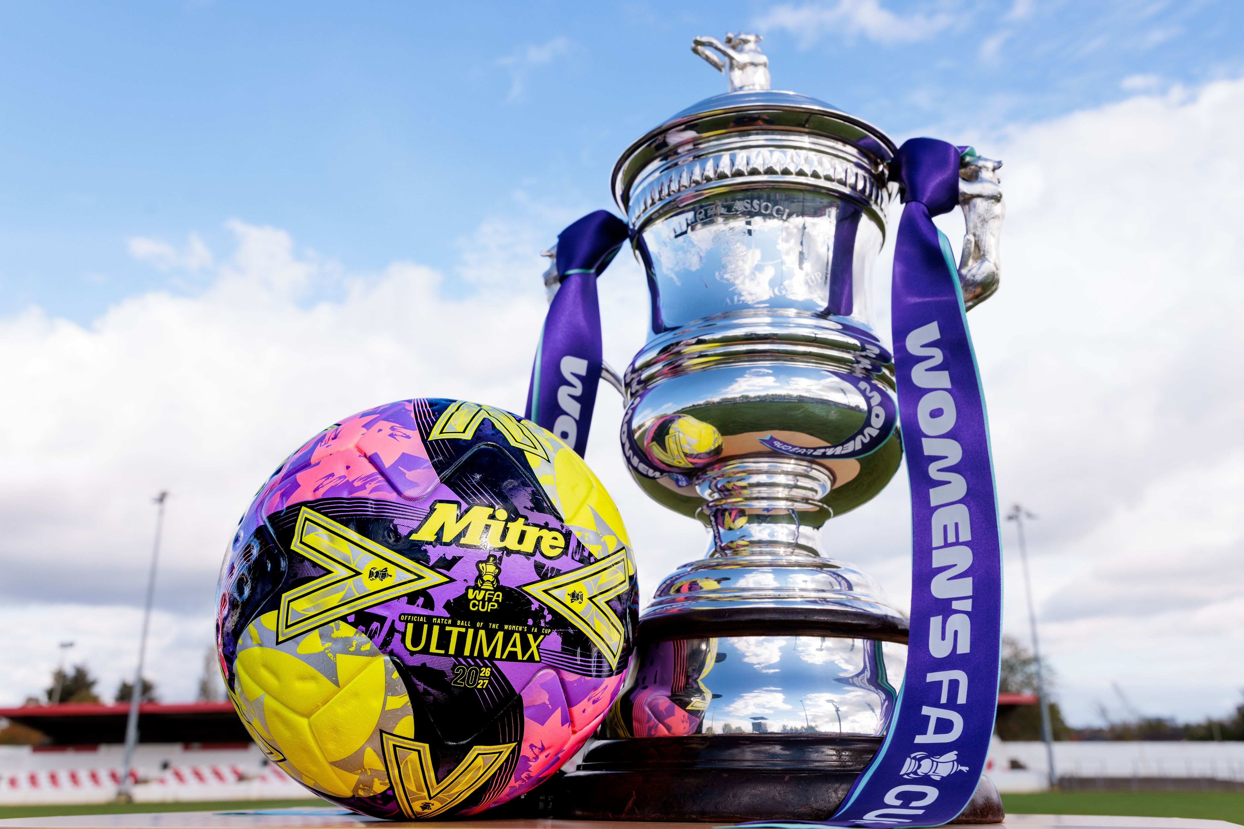 Women's FA Cup match ball by Mitre