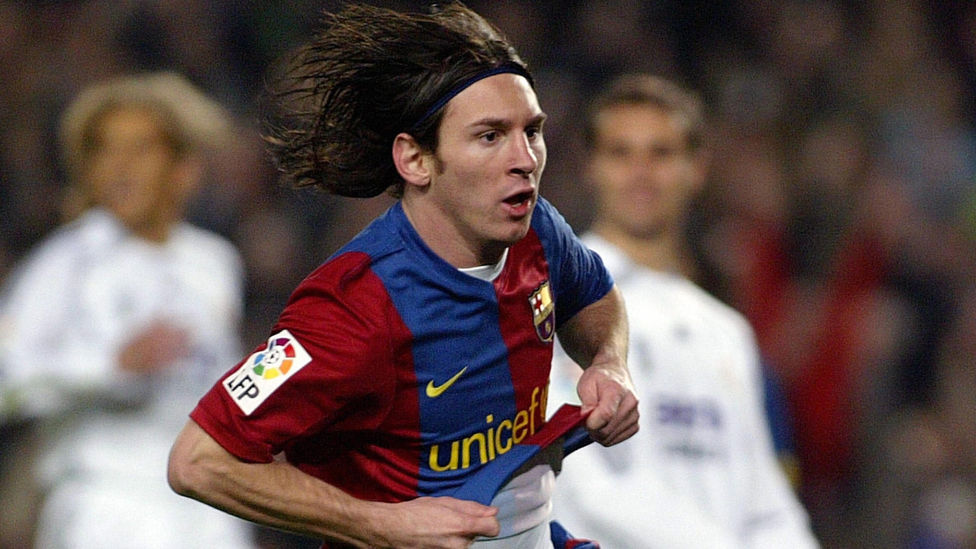 Lionel Messi Barcelona Real Madrid 2007 La Liga