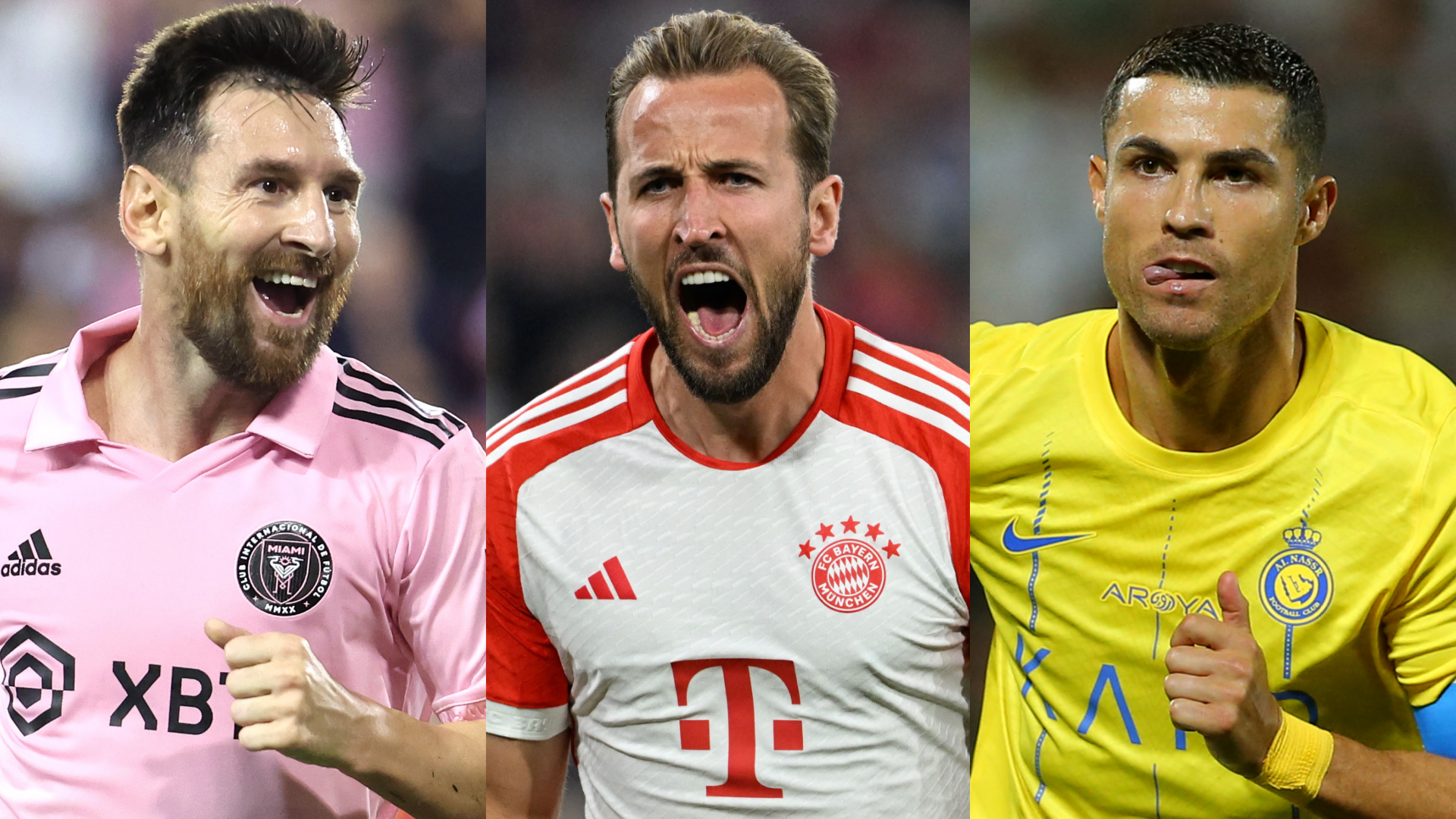 "Die Messlatte sehr hoch gelegt": FC Bayerns Harry Kane nennt Cristiano Ronaldo und Lionel Messi als Vorbilder