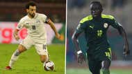 Mohamed Salah and Sadio Mane of Egypt and Senegal.