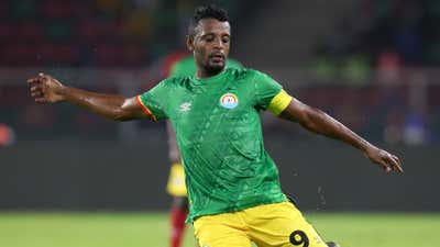 Getaneh Kebede of Ethiopia during the 2021 Africa Cup of Nations Afcon.