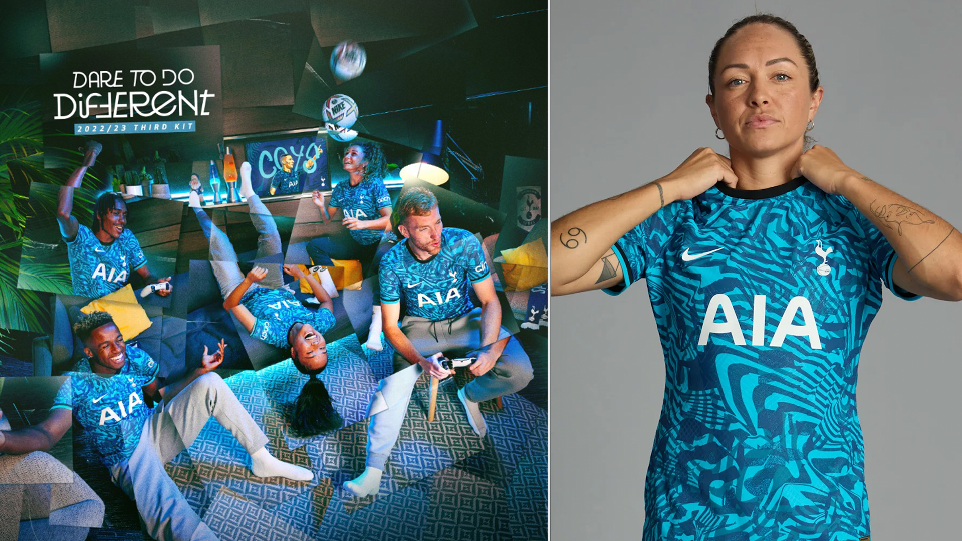 Nike and Tottenham Hotspur unveil their 2022-23 third kit | Goal.com Australia