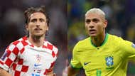 Luka Modric Croatia Richarlison Brazil