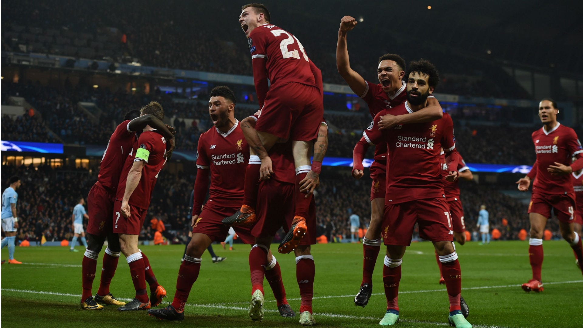 Liverpool break Man Utd's Champions League goals record 