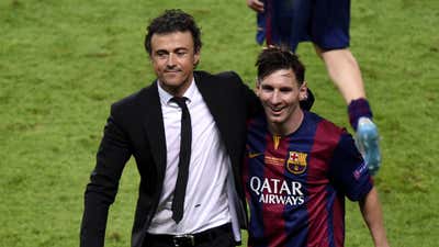 Luis Enrique Lionel Messi FC Barcelona Champiosn League 06062015