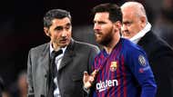 Ernesto Valverde Lionel Messi Barcelona 2019-20